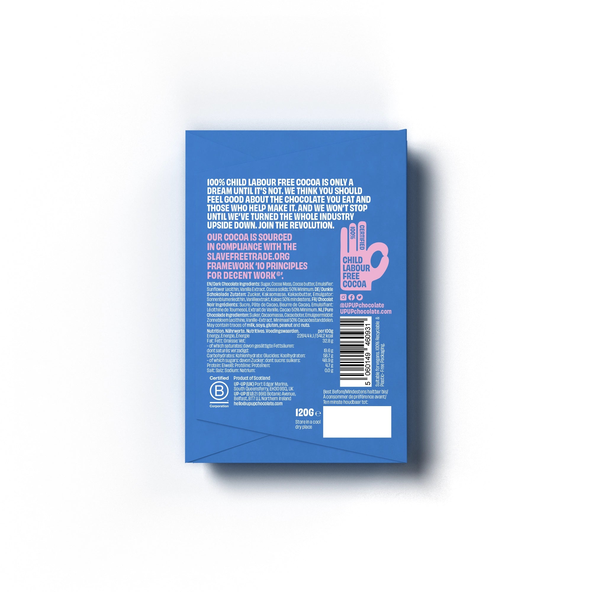 Upup Original Dark Chocolate Bar