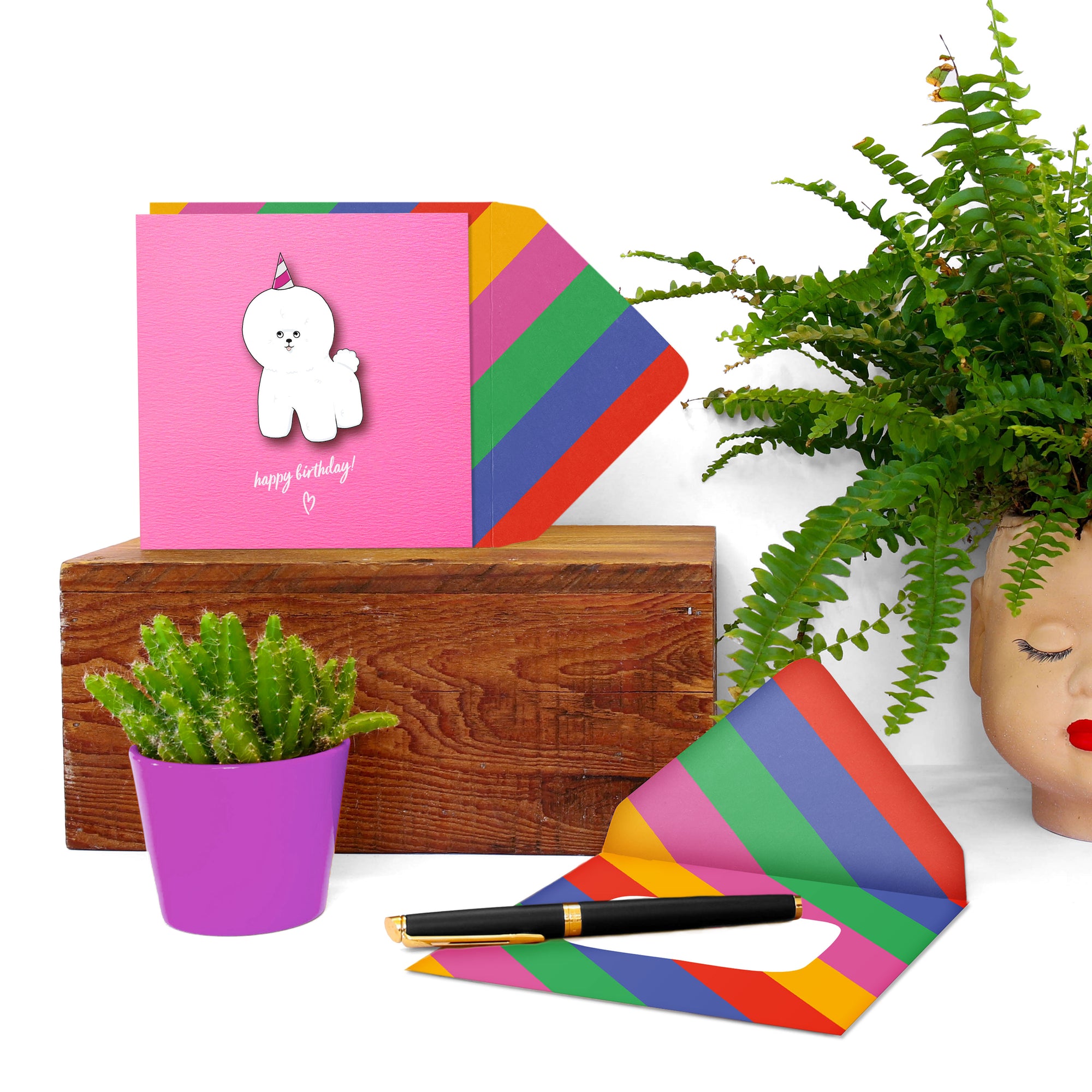 Happy Birthday, White Dog