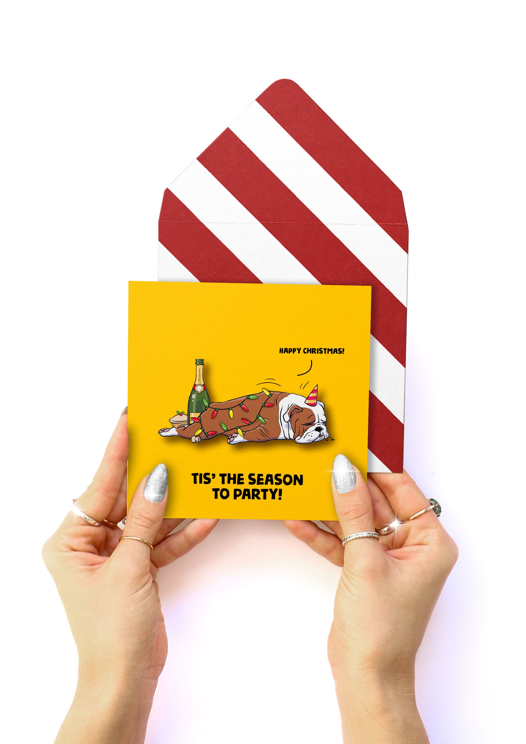 Christmas Party Bulldog