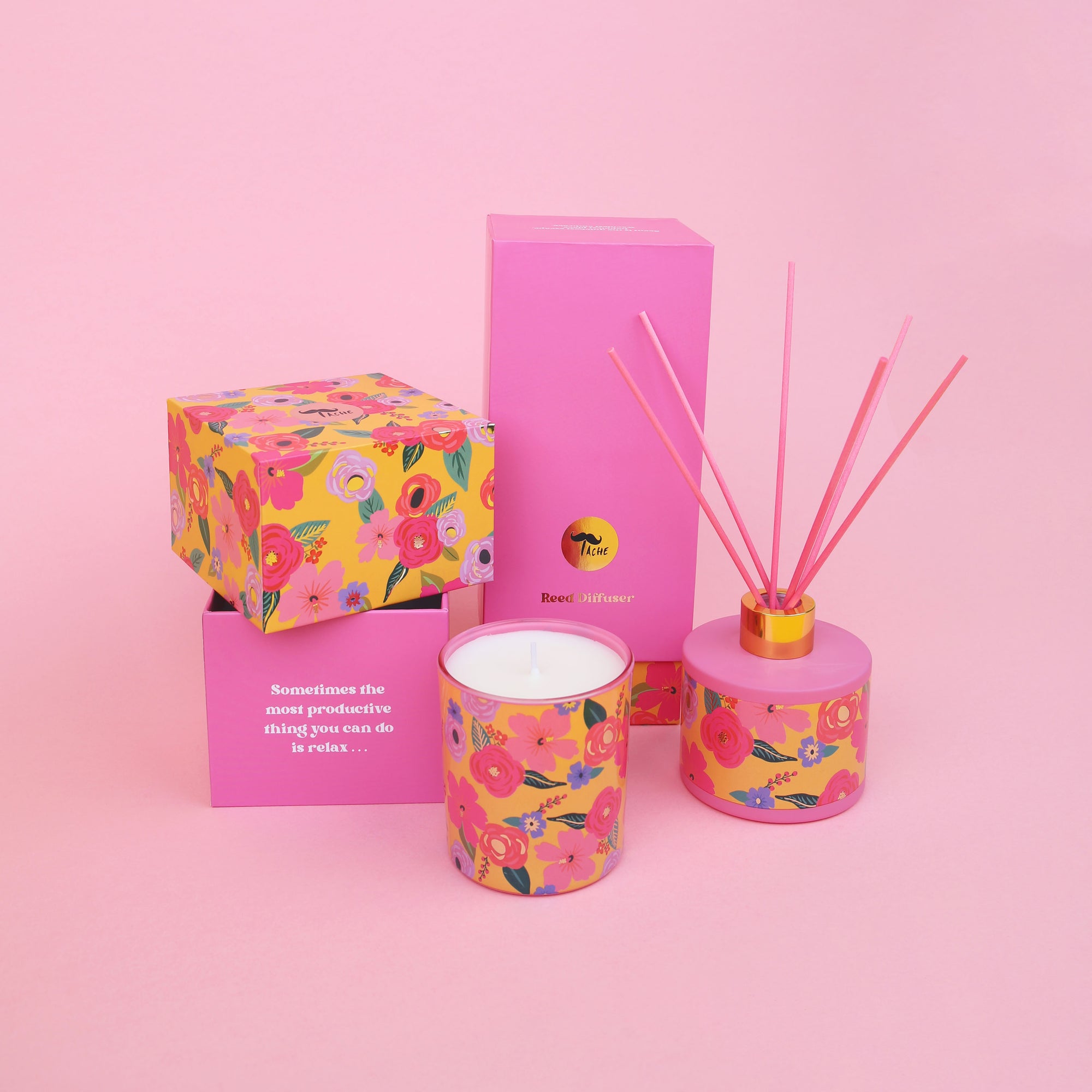 Waterlily Floral Candle