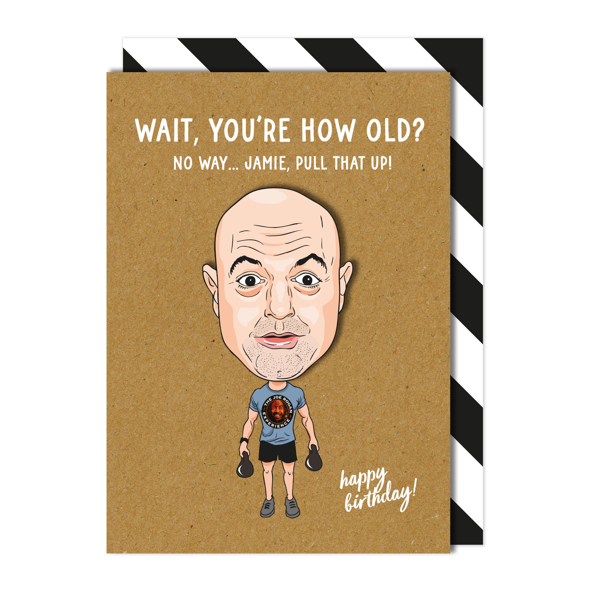 Joe Rogan Handmade Birthday Card