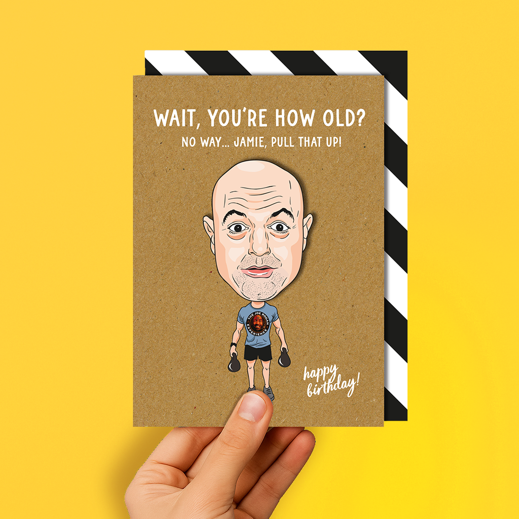 Joe Rogan Handmade Birthday Card