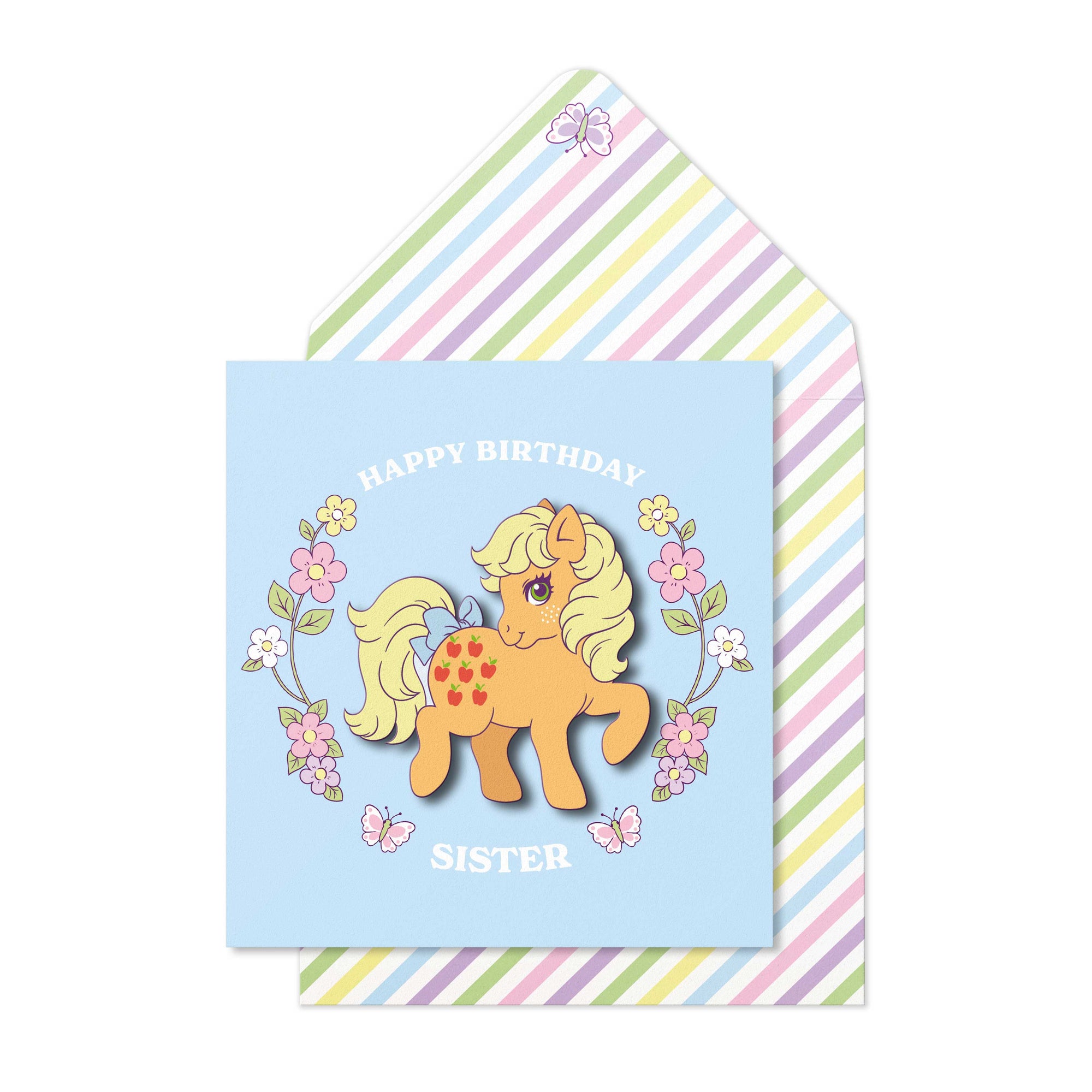 Happy Birthday Sister, Applejack Retro