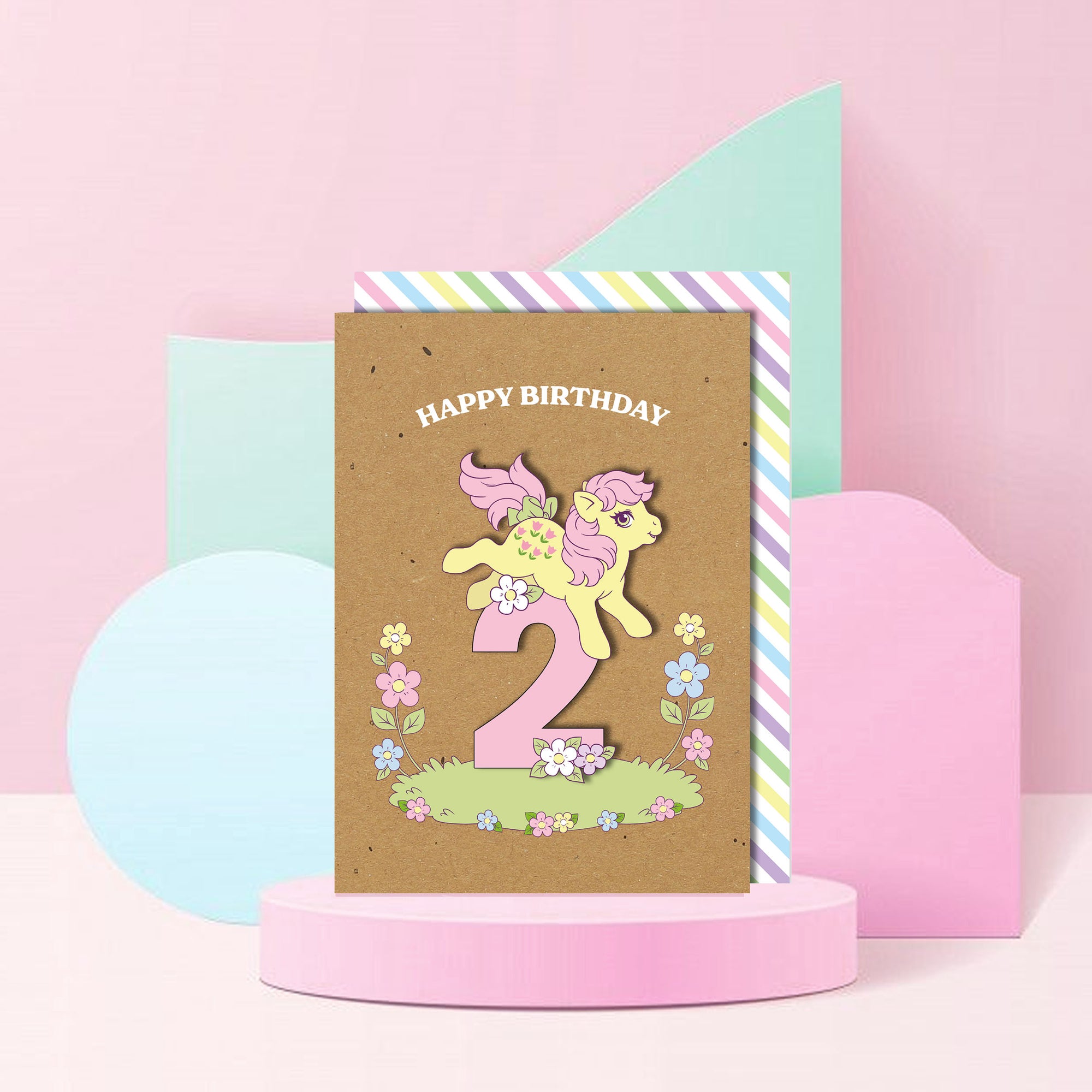 Happy 2nd Birthday, Posey Retro