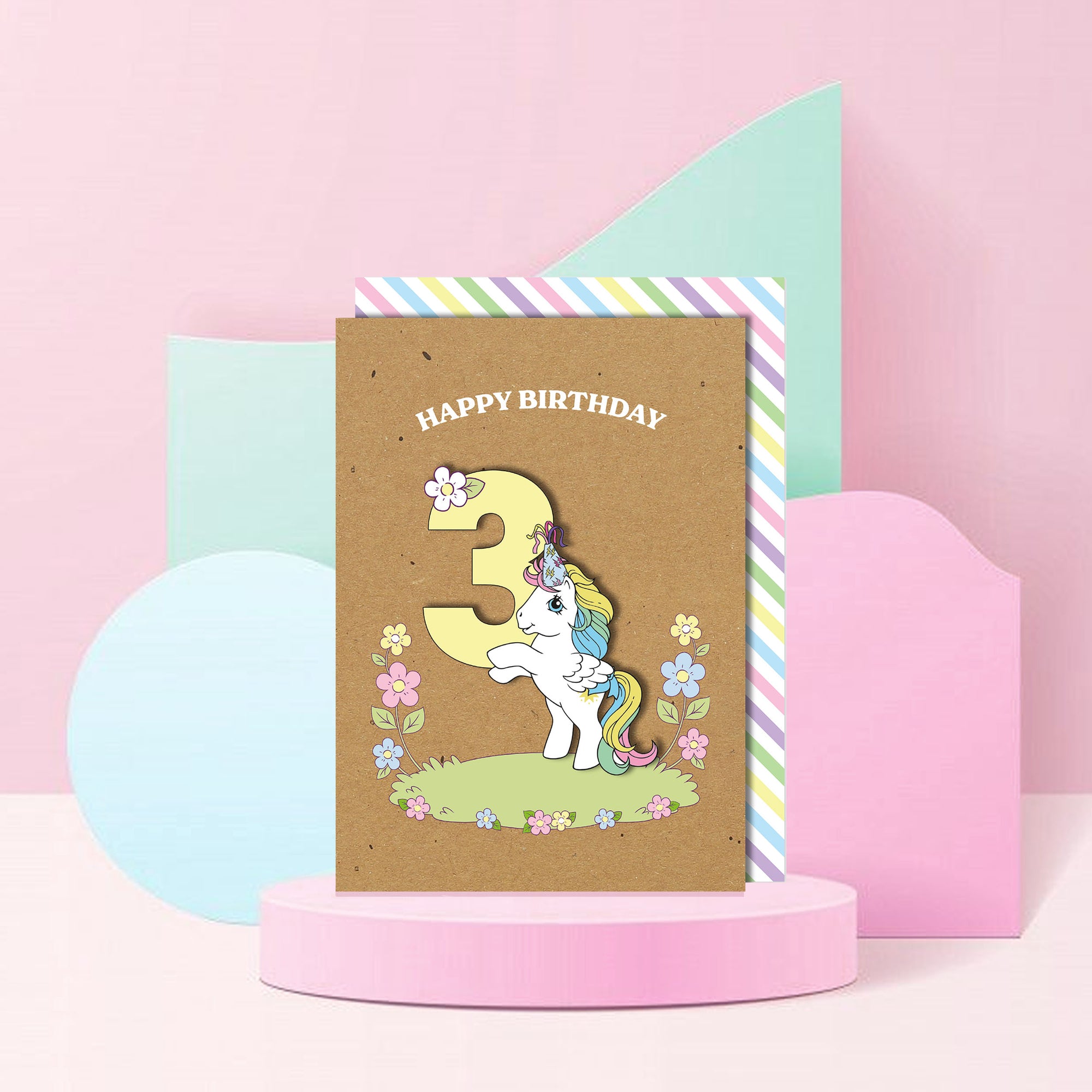 Happy 3rd Birthday, Rainbow Dash Retro