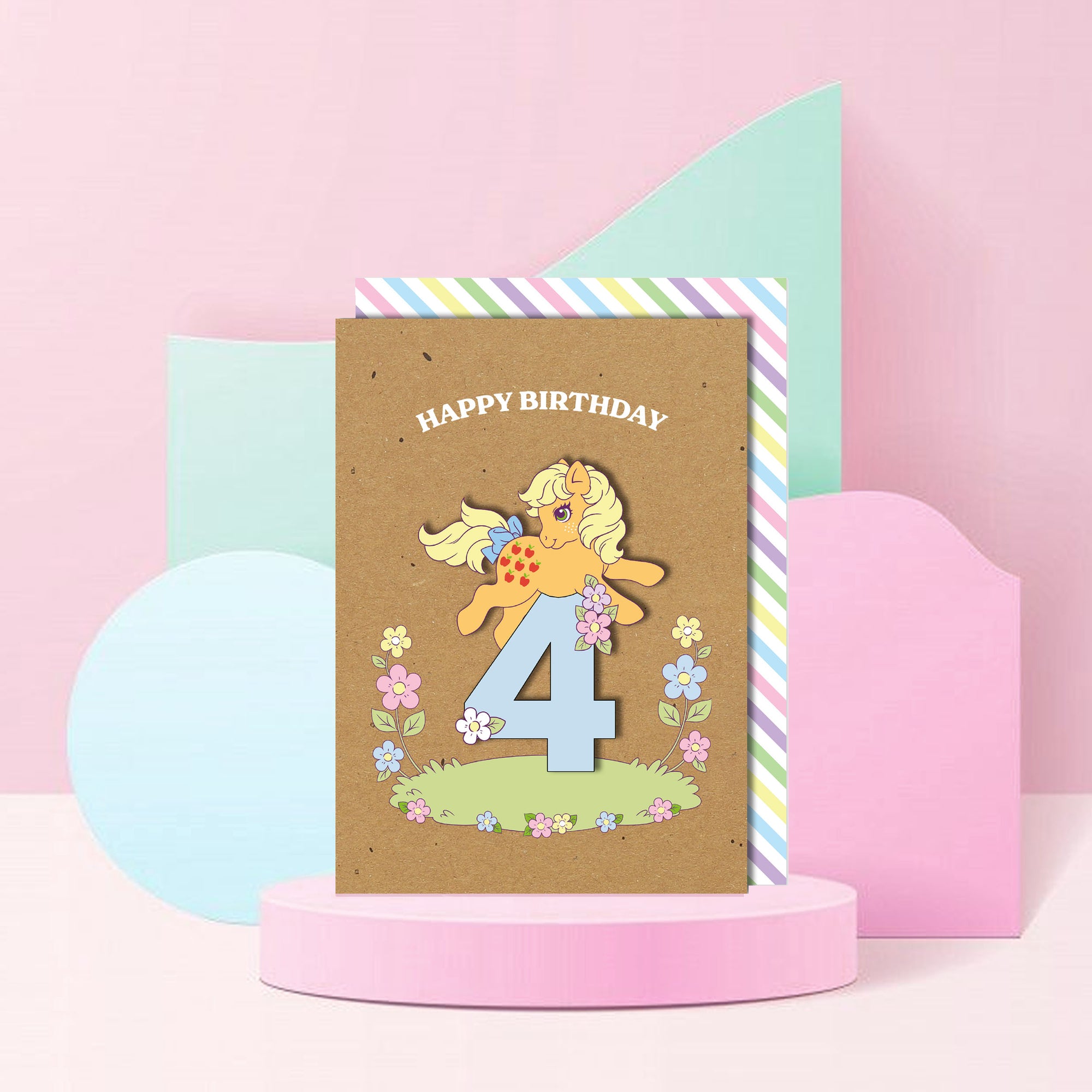 Happy 4th Birthday, Applejack Retro