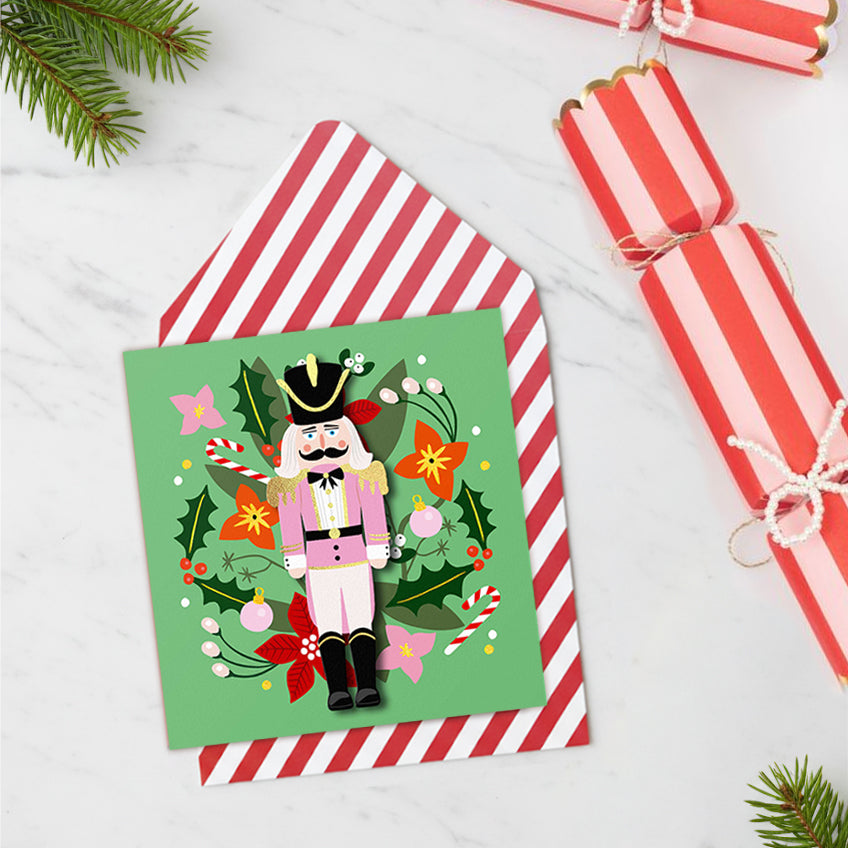 Nutcracker Handmade Greeting Card