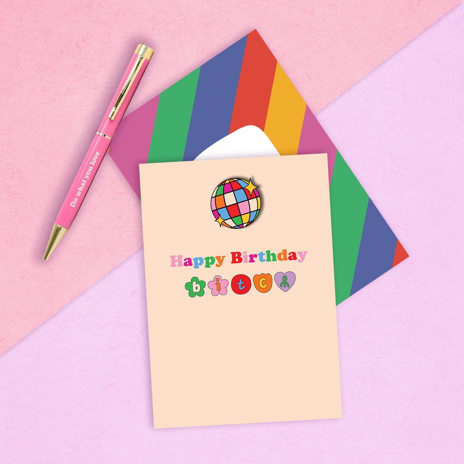 Happy Birthday Bitch Greeting Card