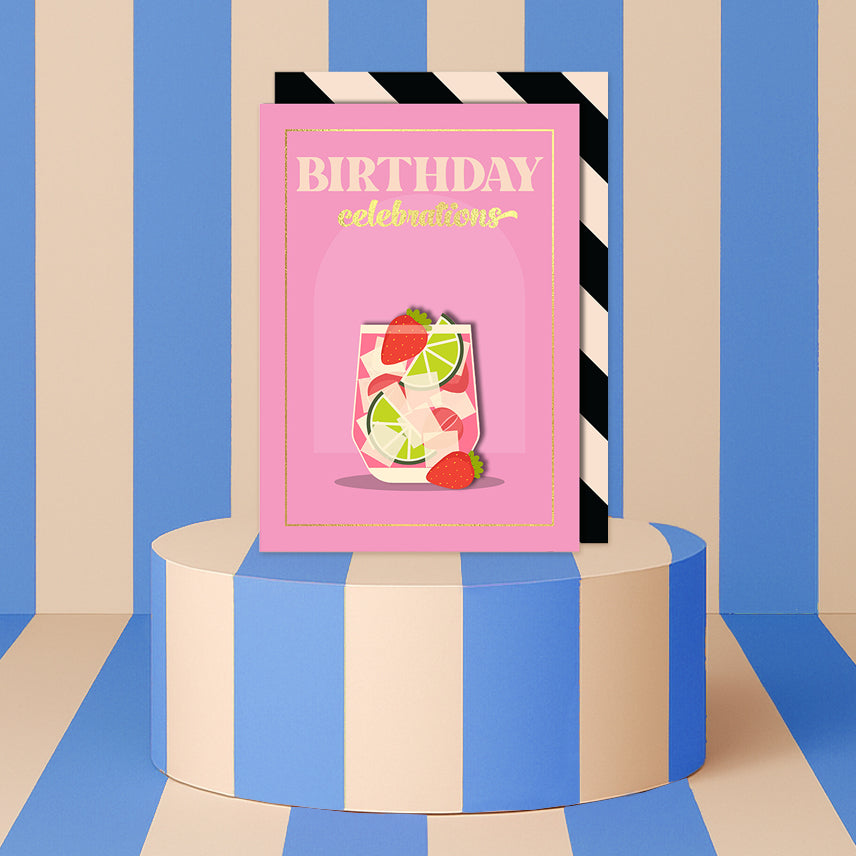Birthday, Daiquiri Greeting Card