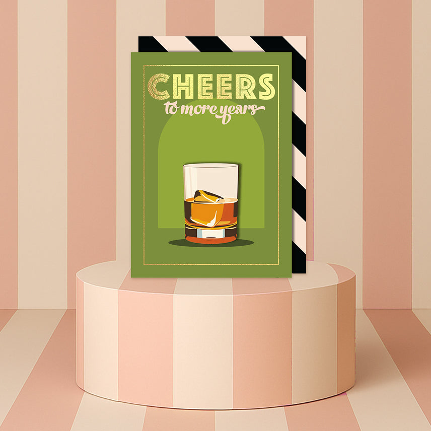 Cheers, Whisky Greeting Card