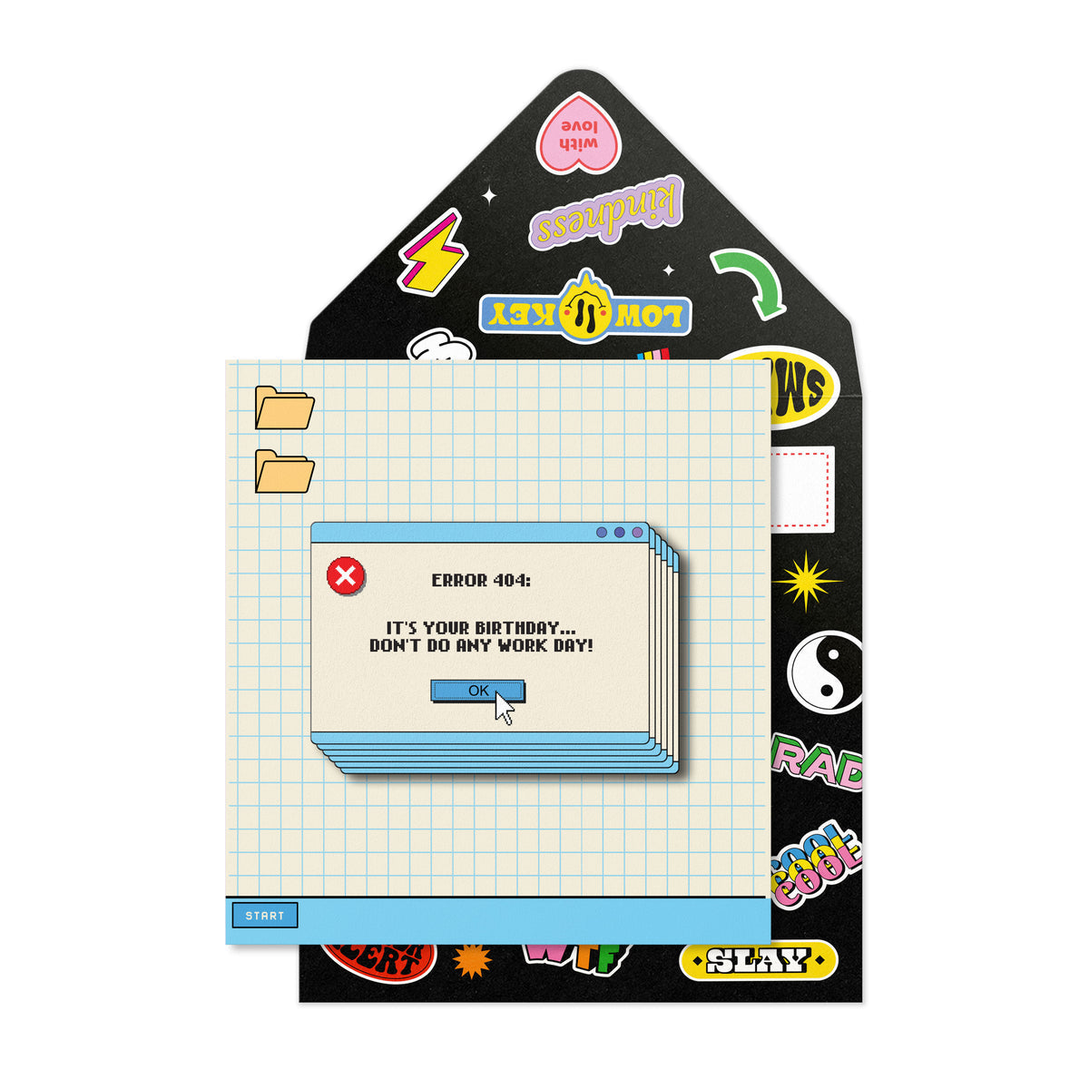 Error 404, Birthday Greeting Card