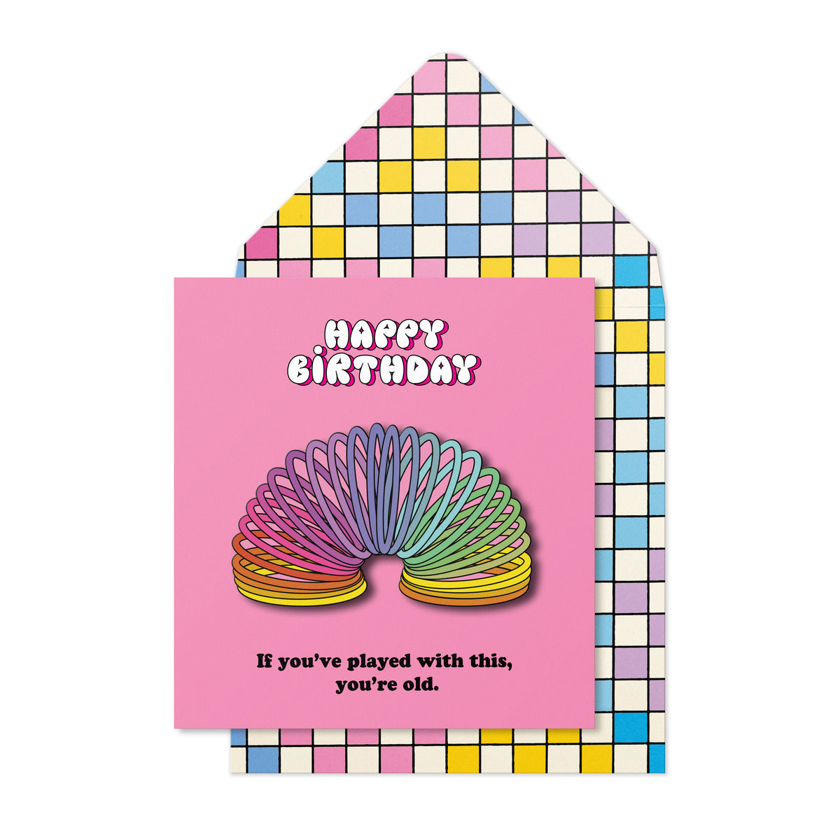 Happy Birthday Slinky Greeting Card