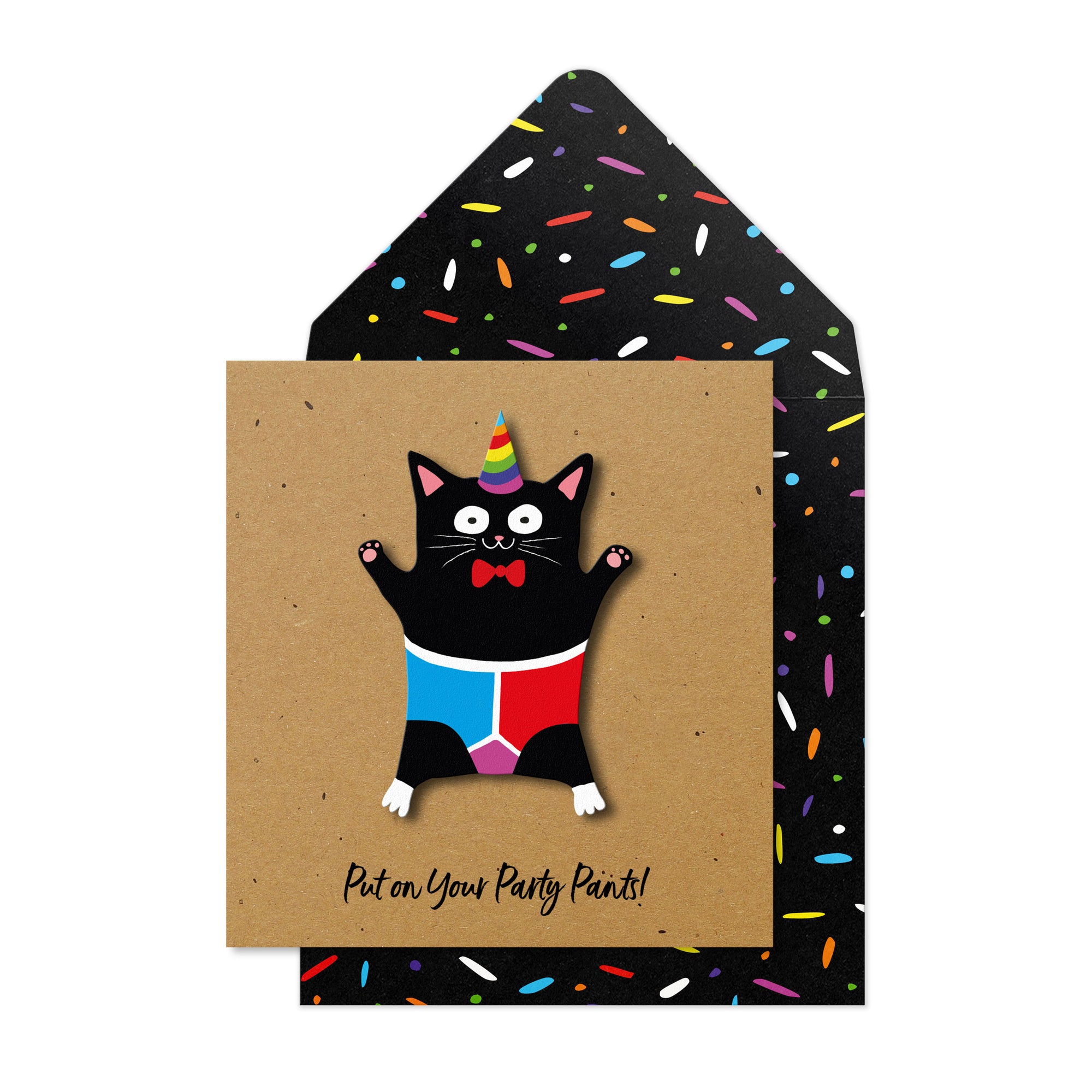 Dino's, Cats & Cake - Bundle of 5 Handmade Greeting Cards