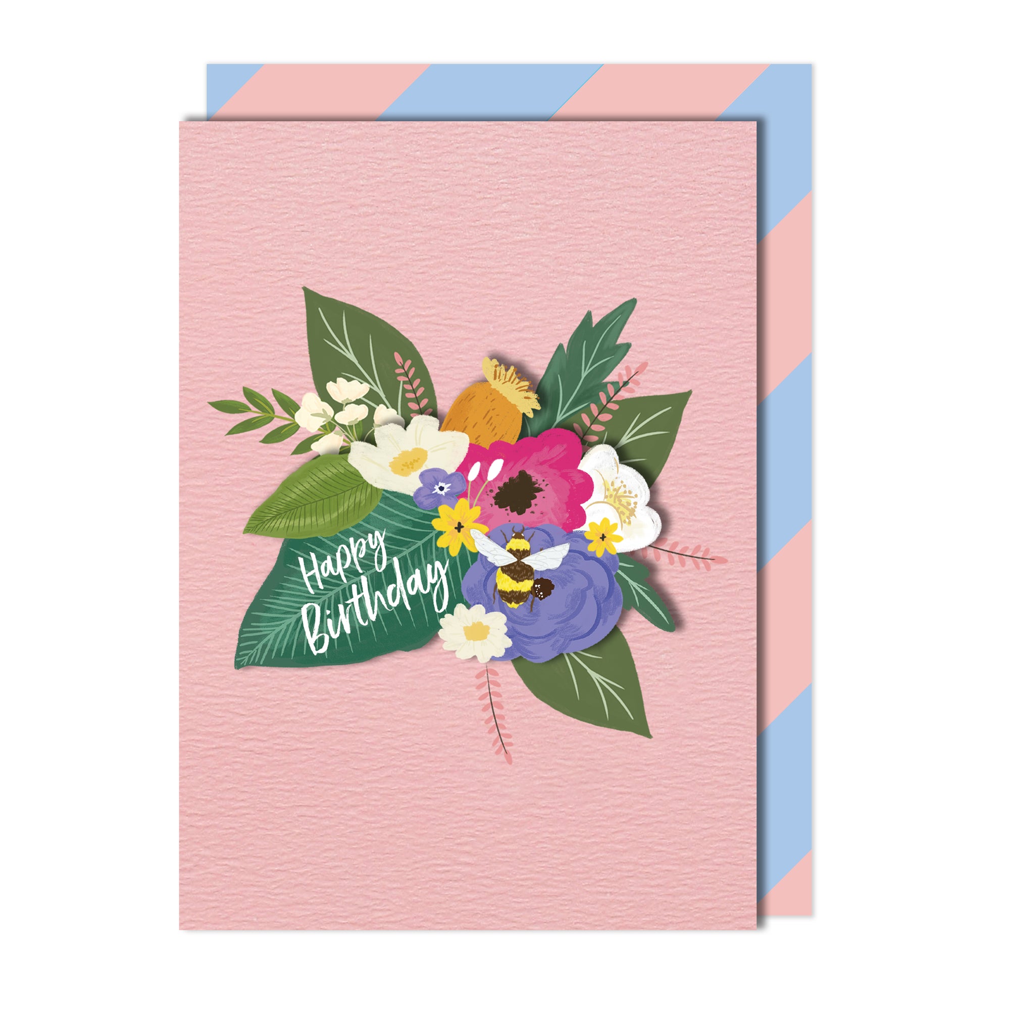 Love & Wishes - Bundle of 5 Handmade Greeting Cards