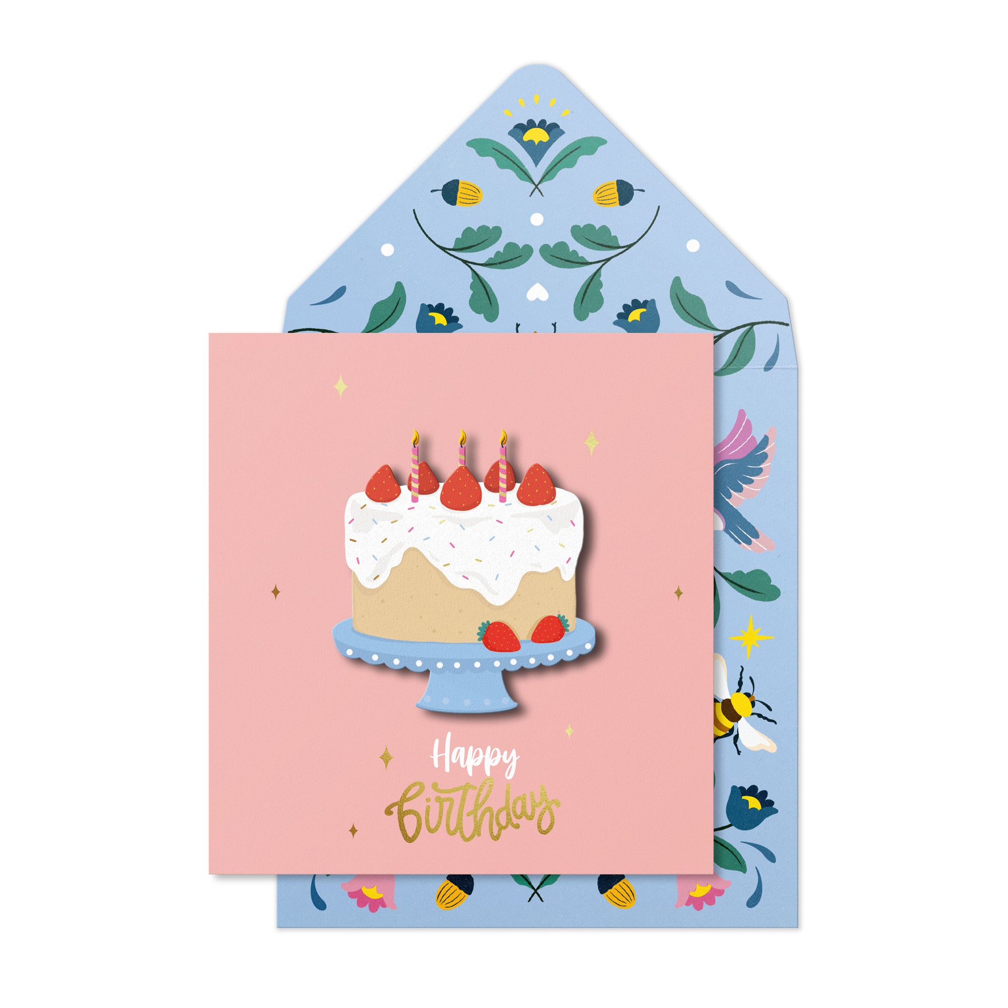 Wild Moon – Bundle of 5 Handmade Birthday Cards