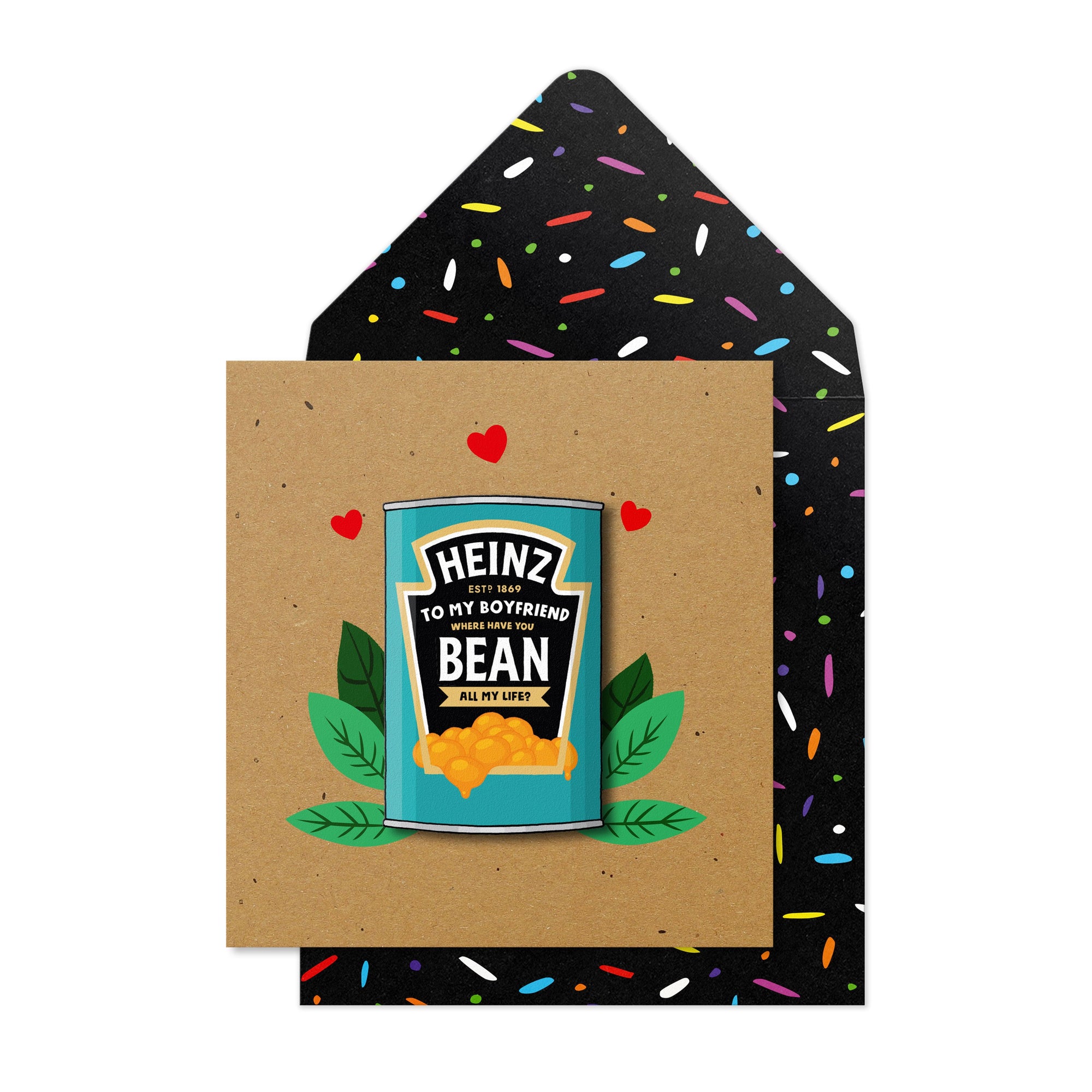 To My Boyfriend, Where Have You Bean All My Life? Anniversary Greeting Card