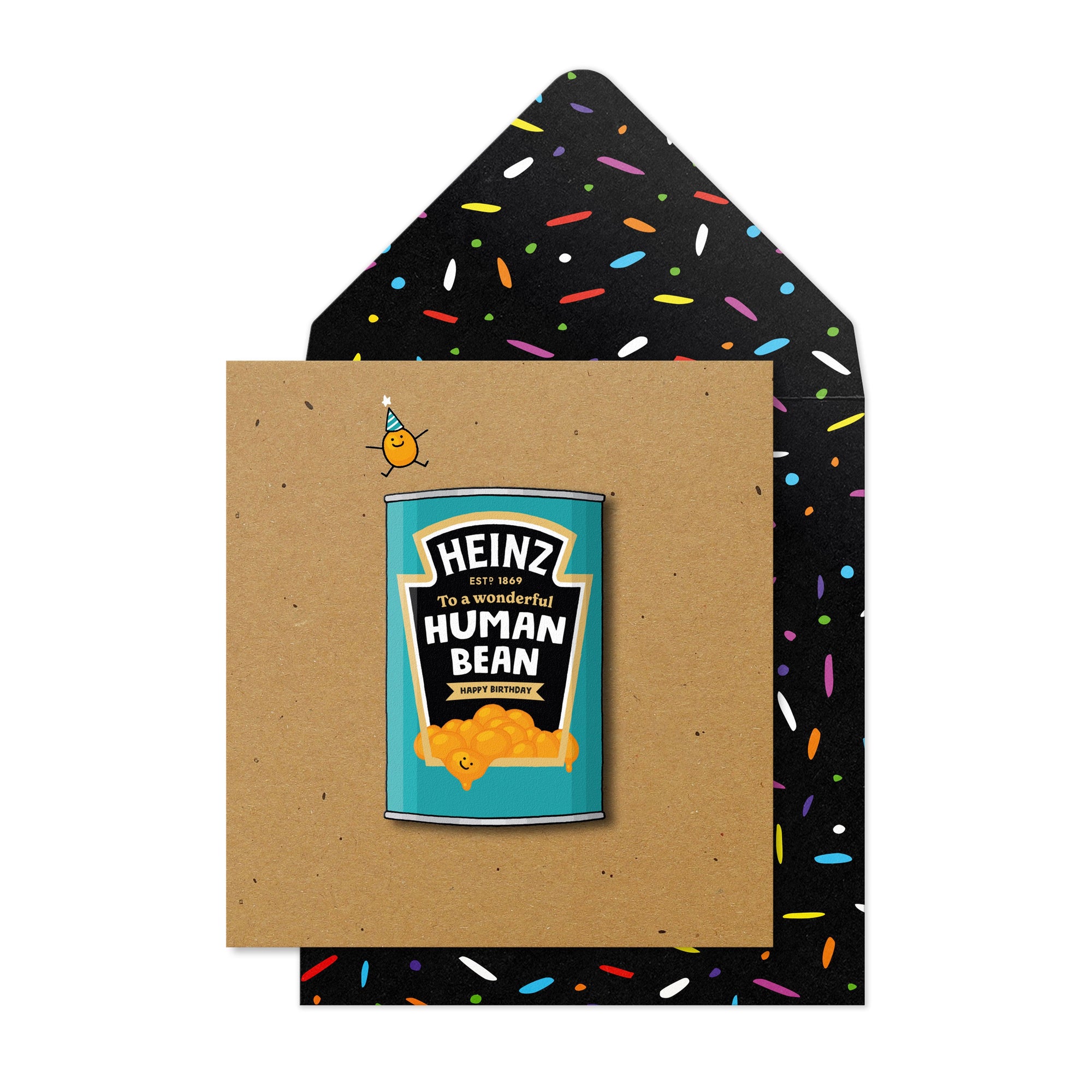 Happy Birthday, You Wonderful Human Bean Greeting Card