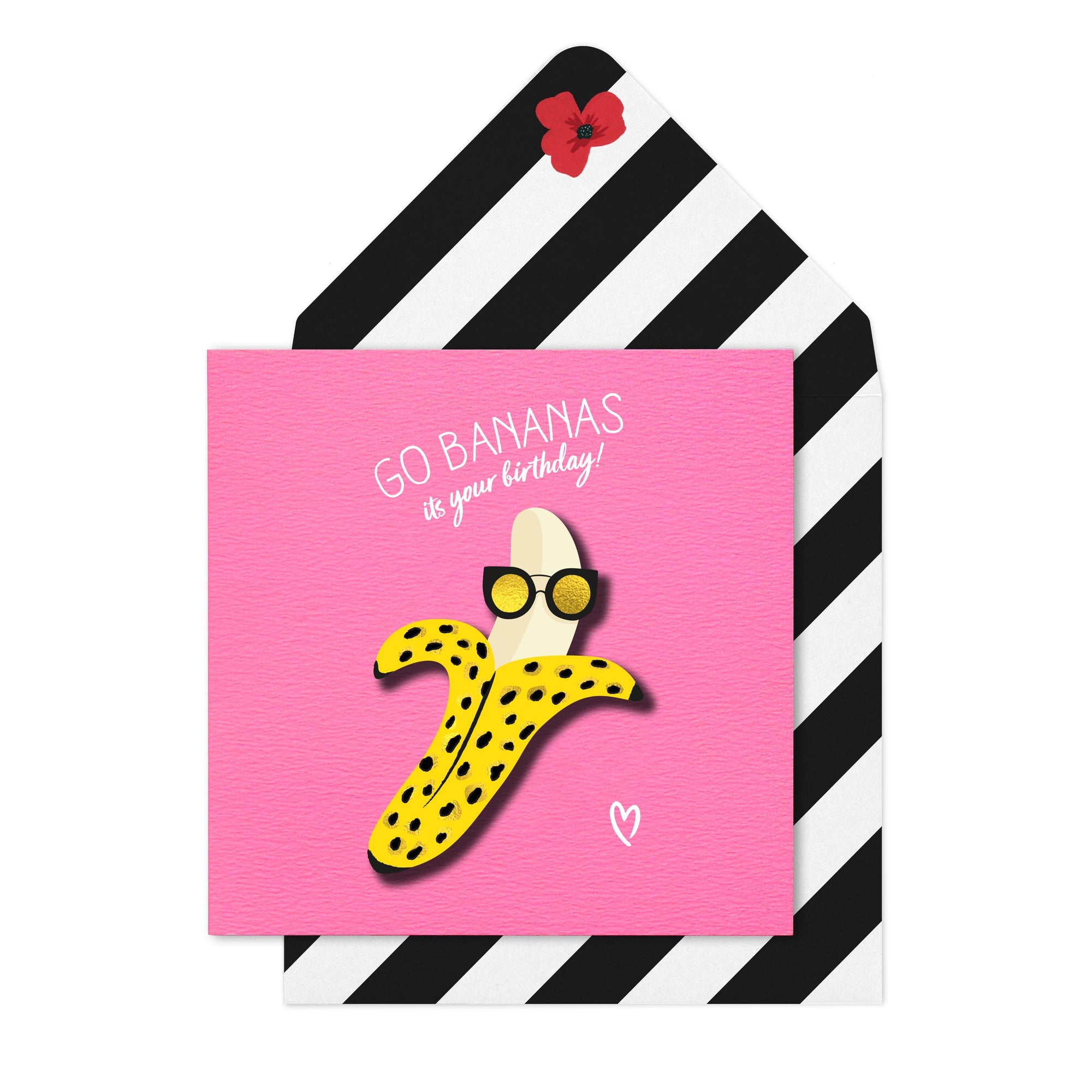 Go Bananas, it's your Birthday Handmade Greeting Card