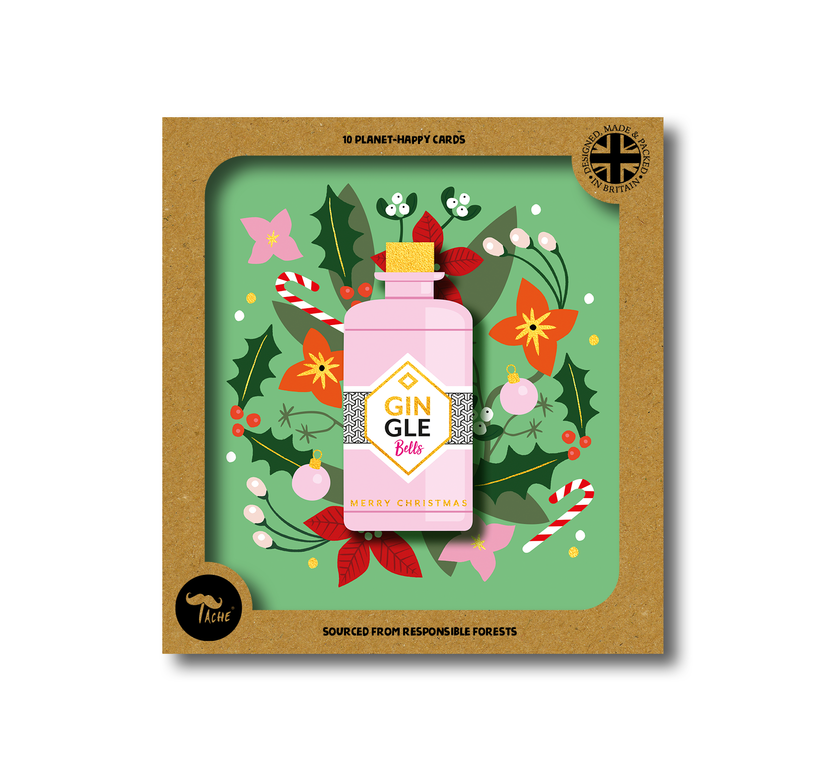 Christmas Gin-gle Bottle 10pk Box