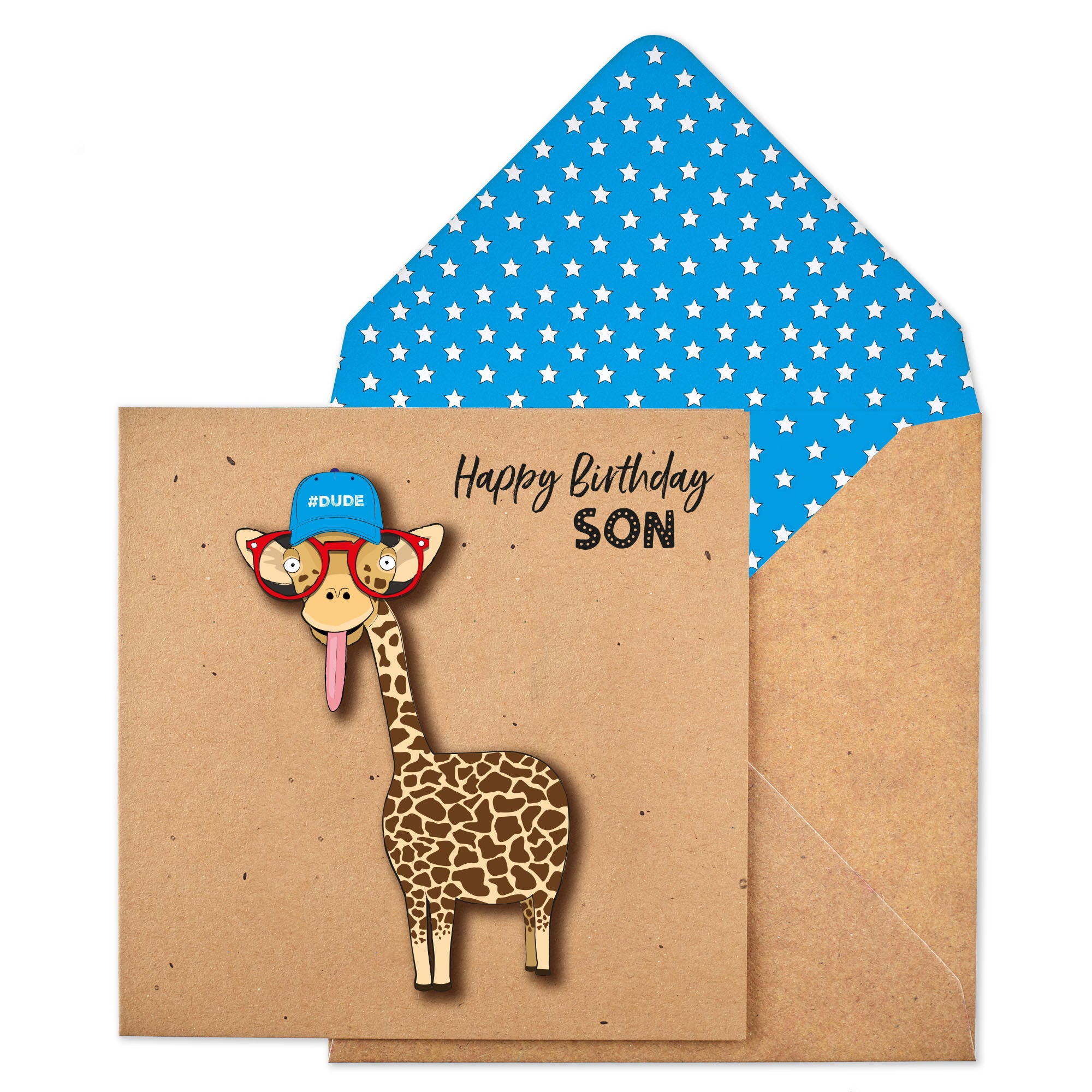 Happy Birthday Son Giraffe - TACHE®