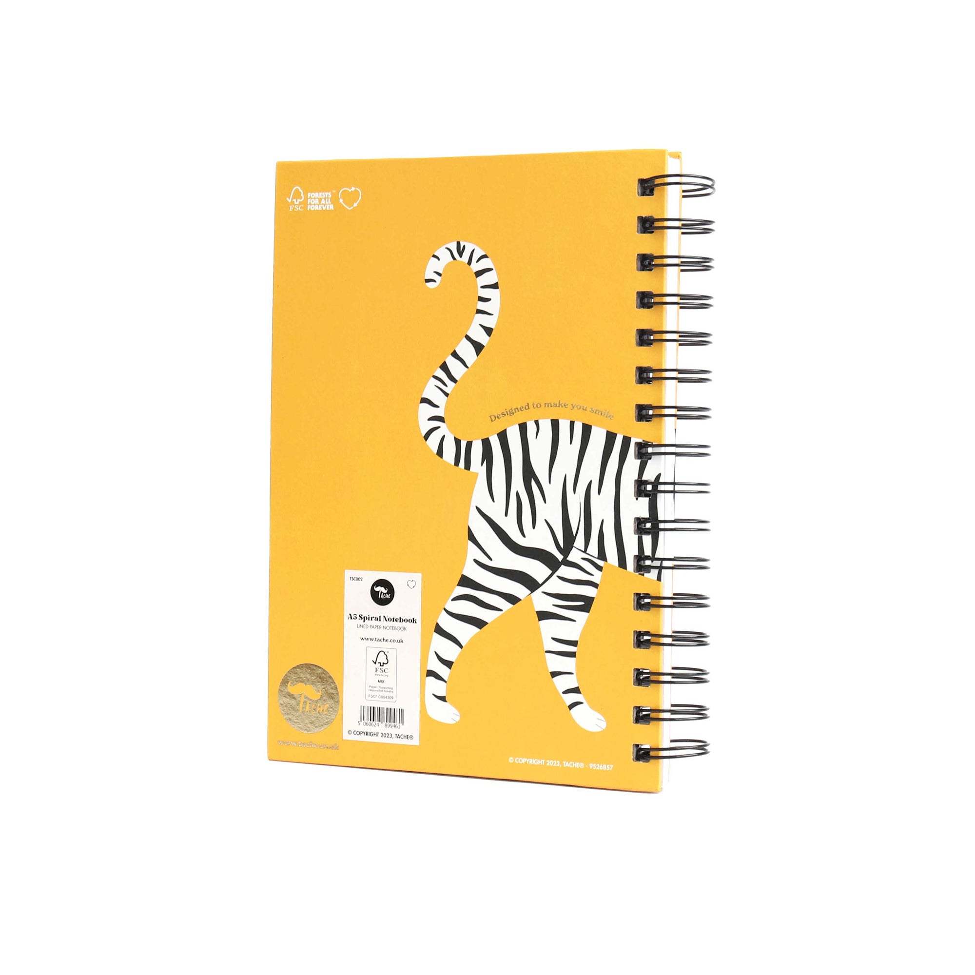 Zebra Cat Notebook
