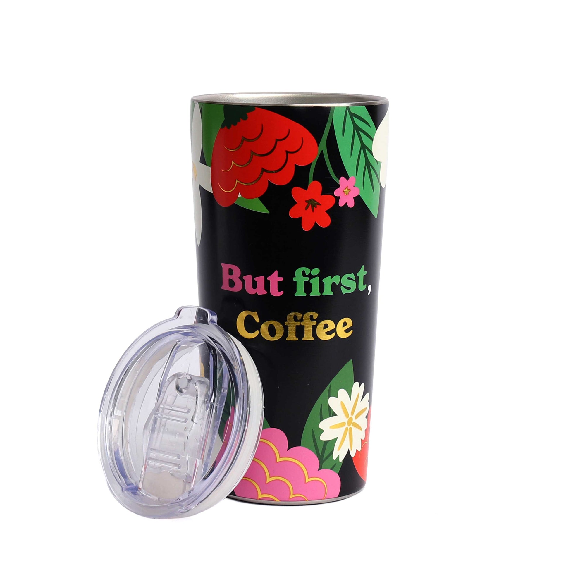 But First Coffee' Travel Mug