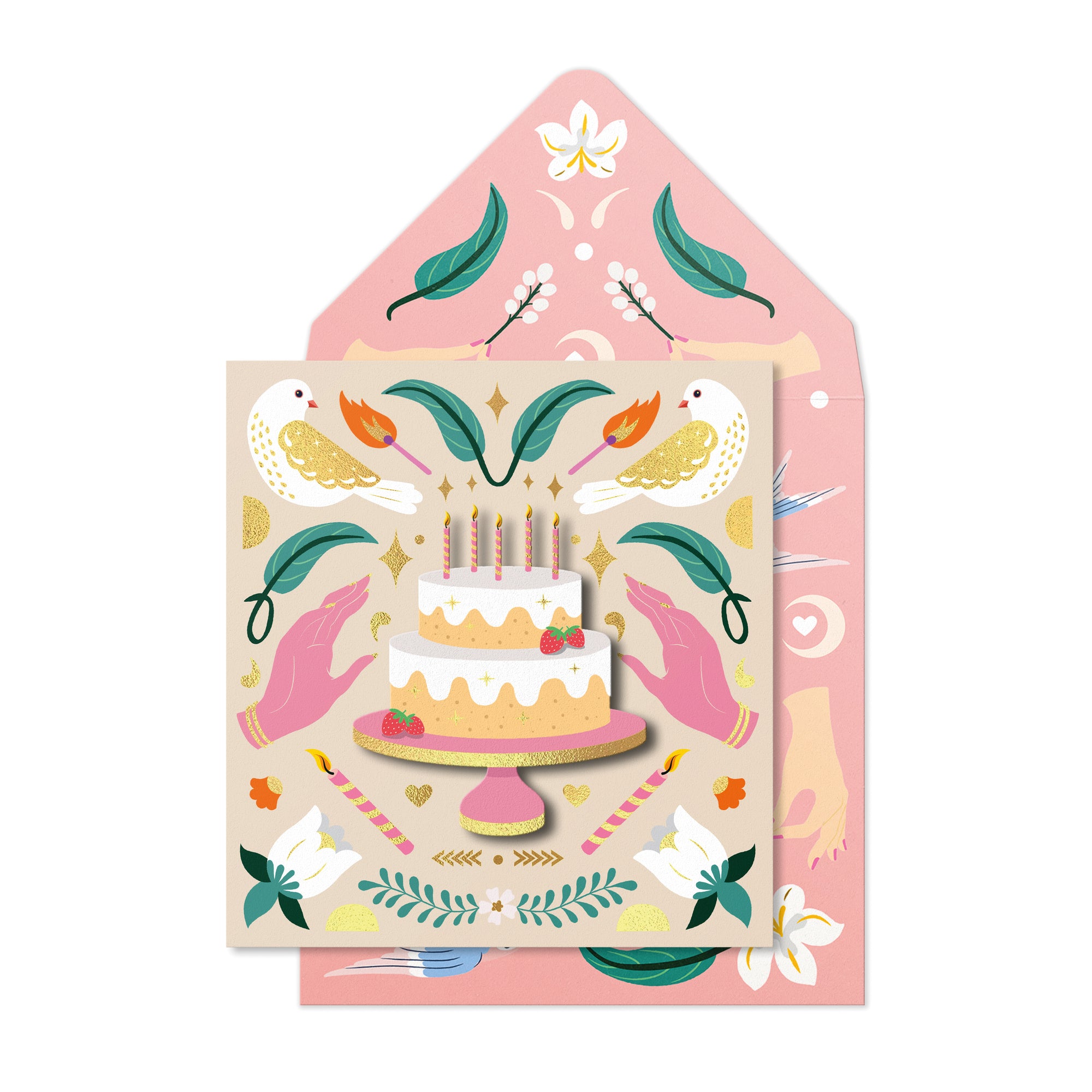 Sweet Treats - Bundle of 5 Handmade Greeting Cards