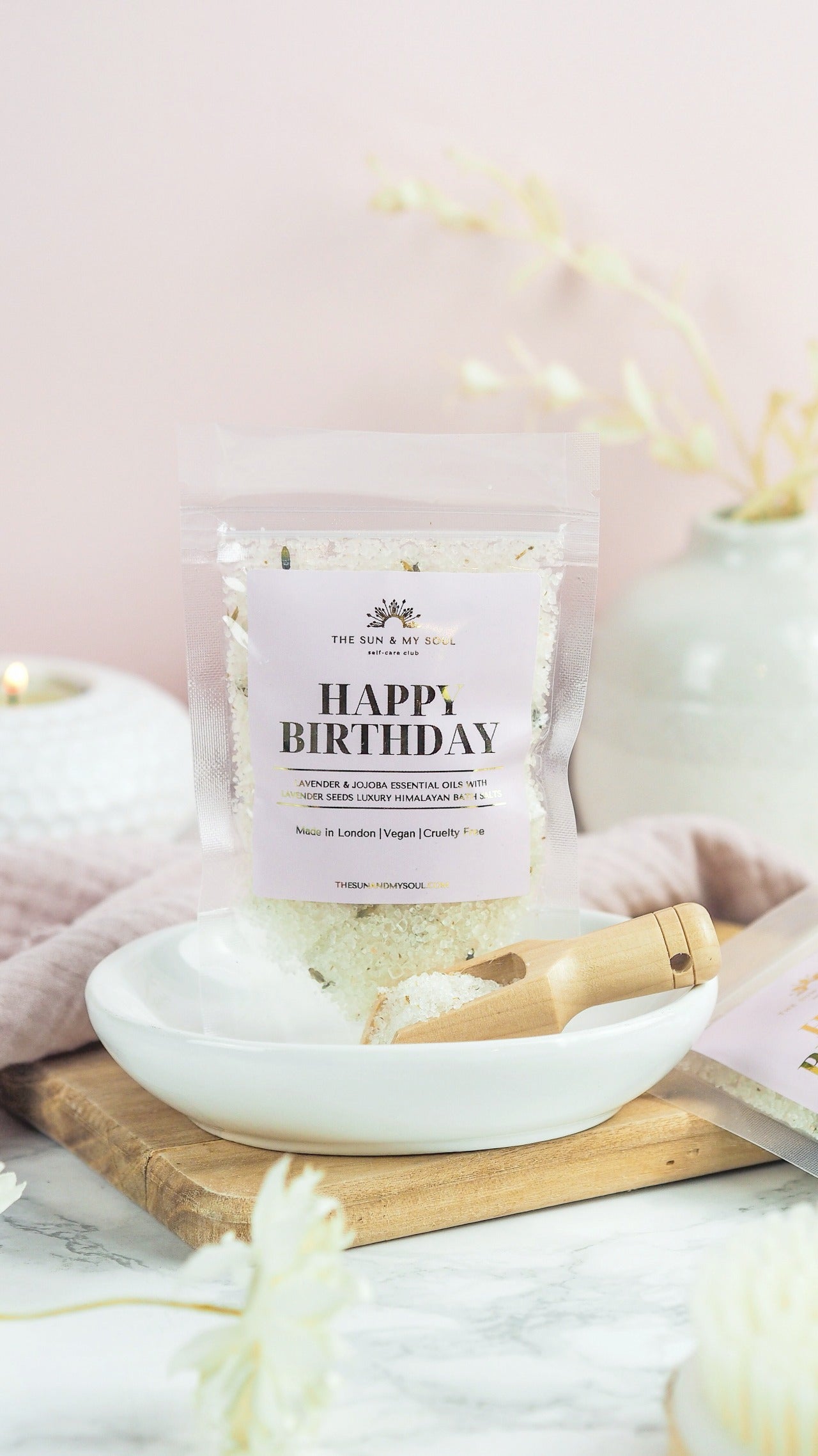 Happy Birthday Luxury Soak Himalayan Bath Salts