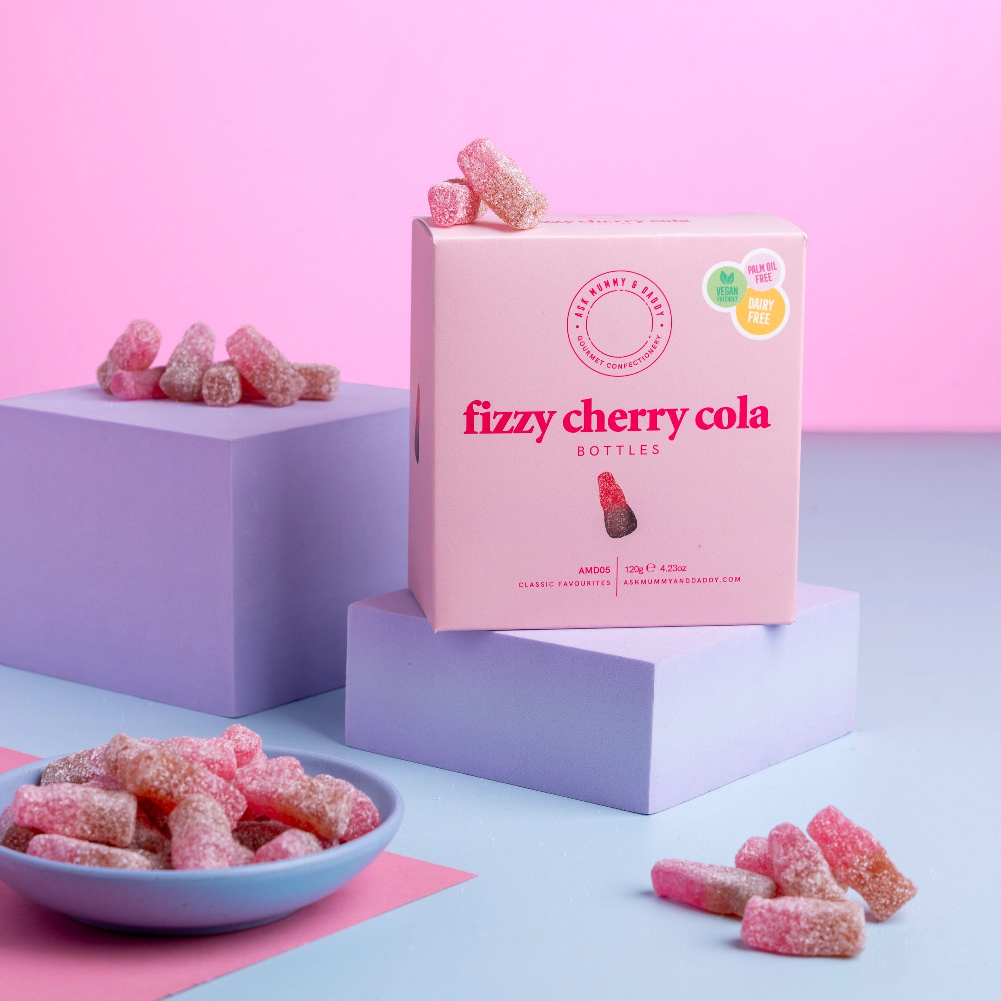 Fizzy Cherry Cola Bottles Giftbox