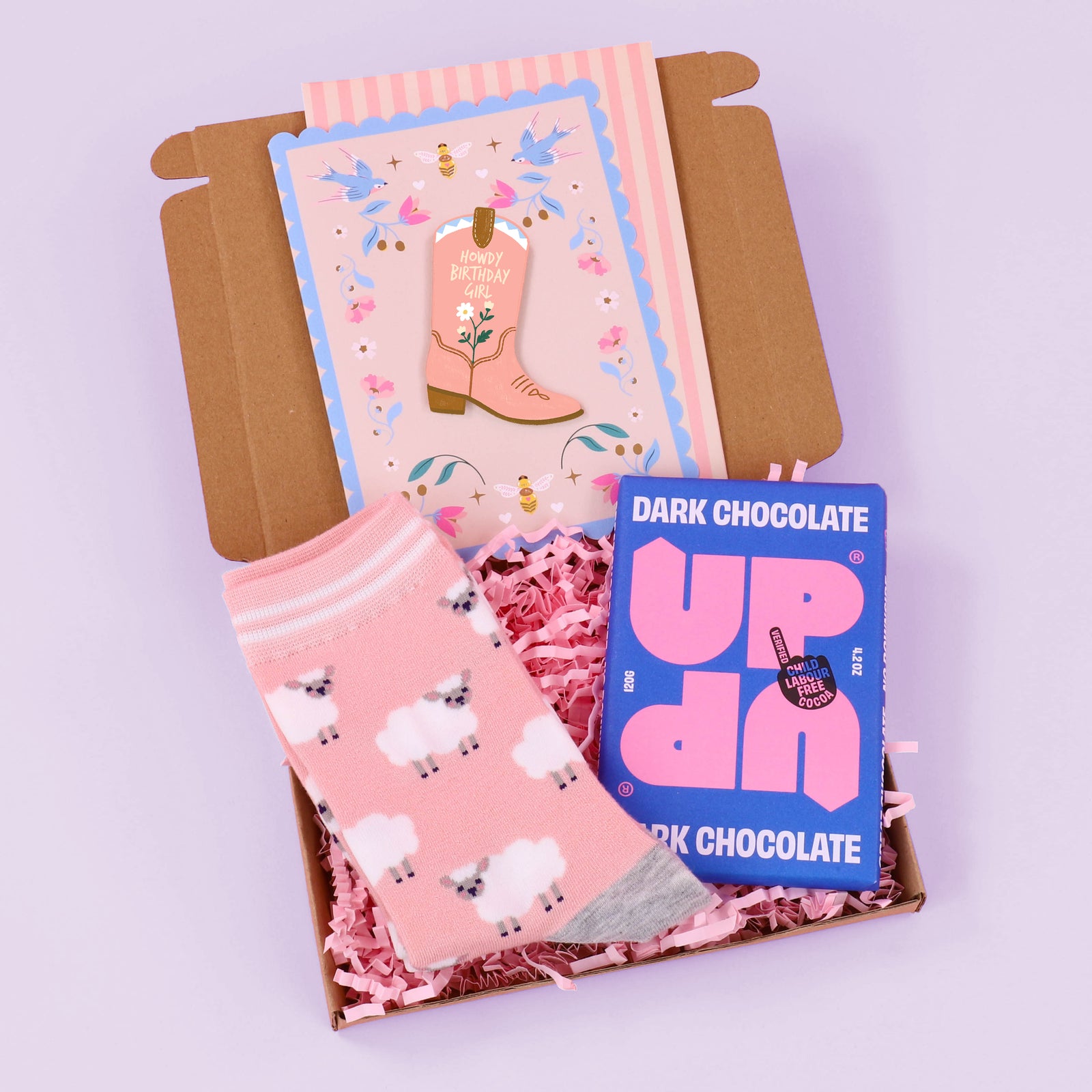 Cosy Birthday Treats Letterbox Gift Box