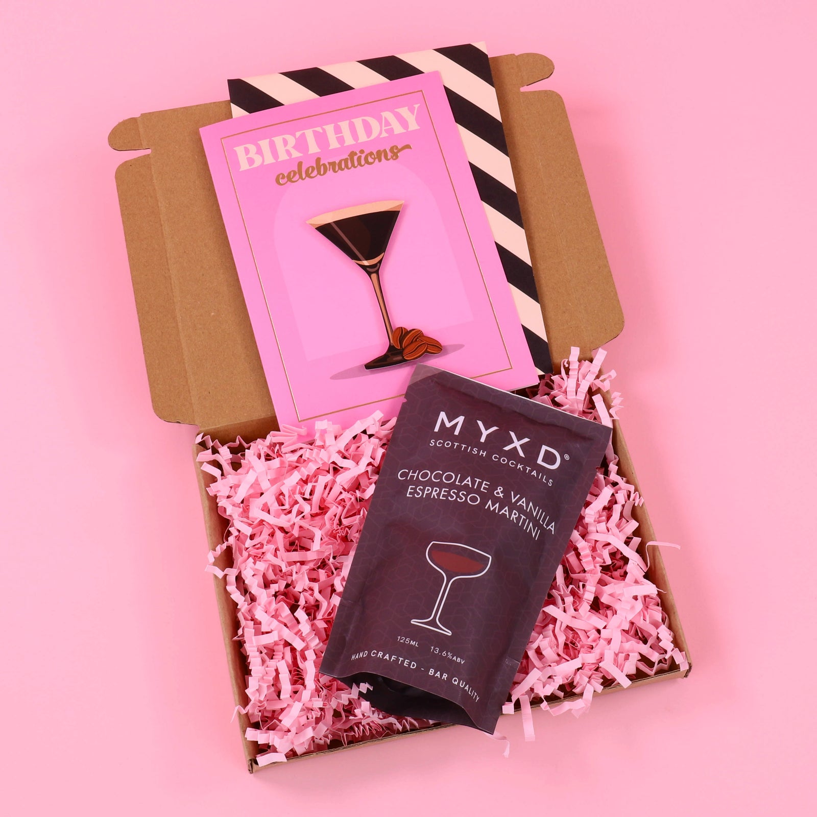 Mini Birthday Cocktail Letterbox Gift Box