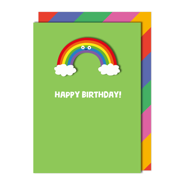 Birthday Rainbow Greeting Card | Handmade Greeting Card