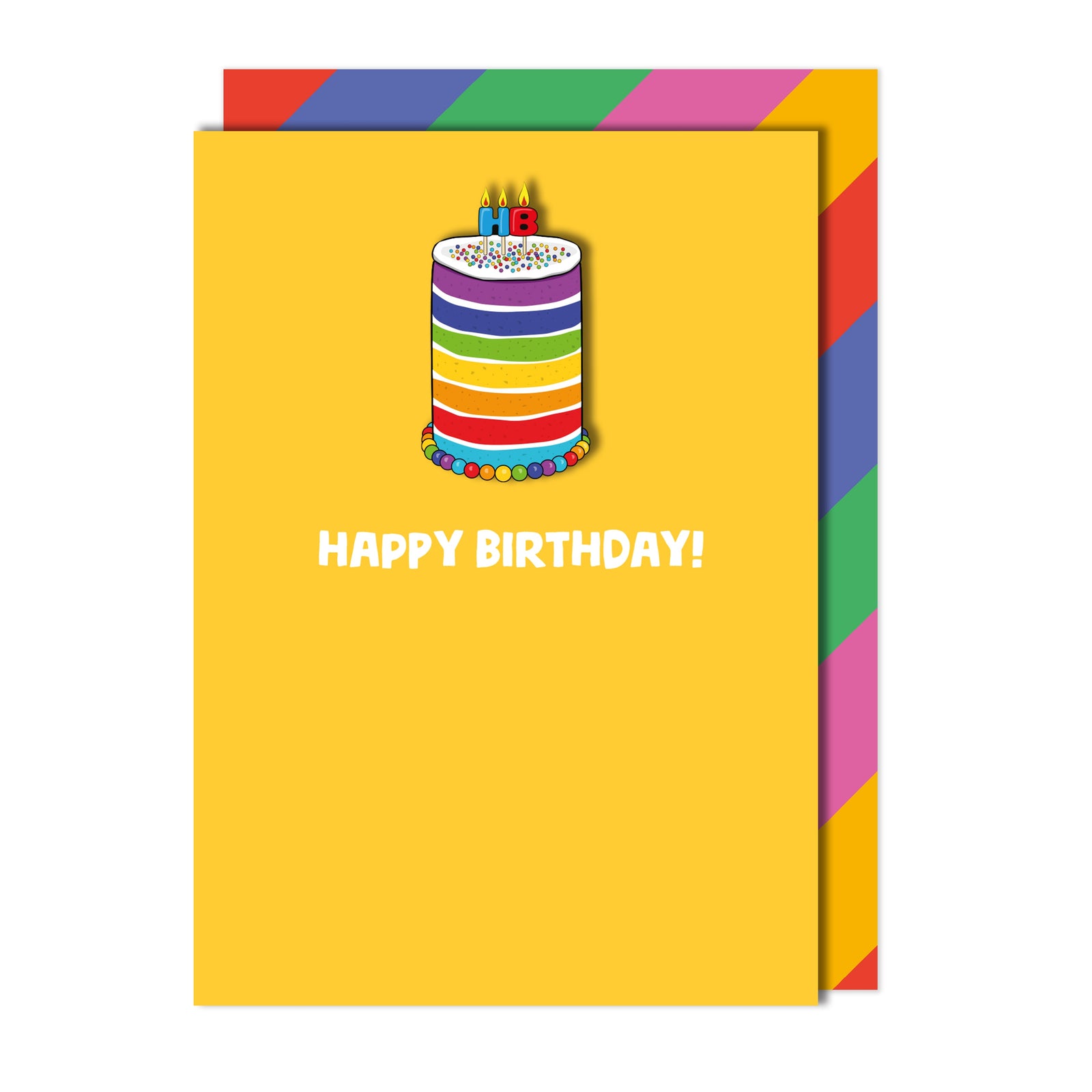 Birthday Cake Greeting Card | Premium UK Handmade Card