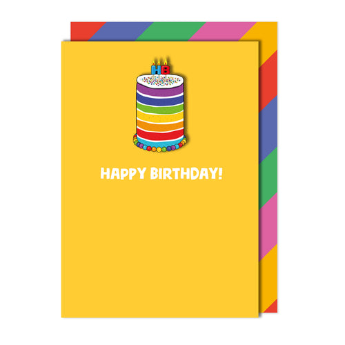Birthday Cake Greeting Card | Premium UK Handmade Card