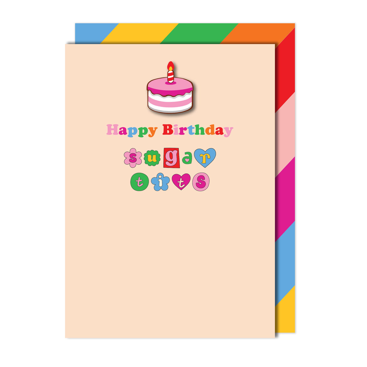 Birthday Sugar T**s Greeting Card | Premium UK Handmade Card