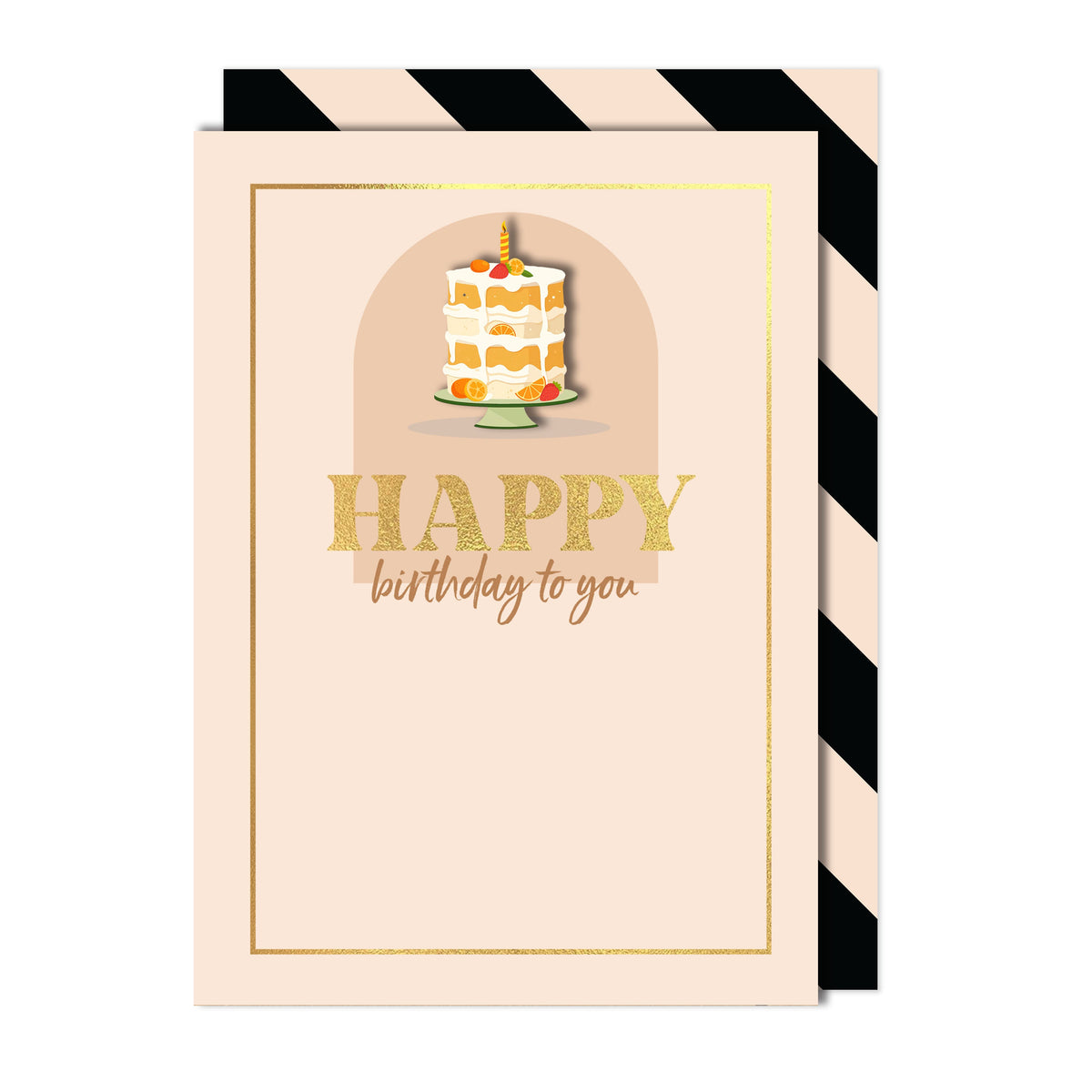 Birthday to You Cake Greeting Card | Premium UK Handmade Card
