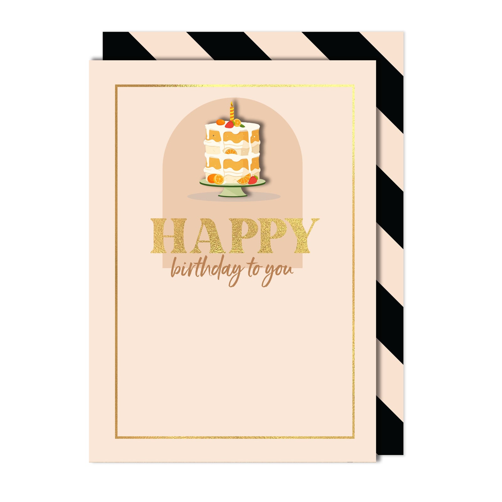 Birthday to You Cake Greeting Card | Premium UK Handmade Card