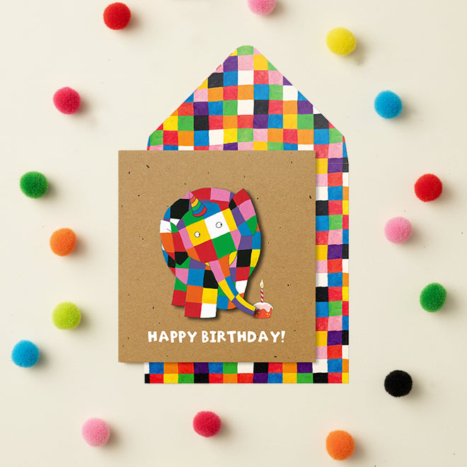 Happy Birthday Elmer Cupcake