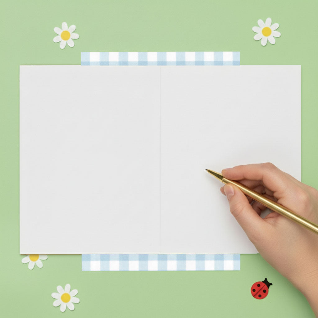 Handmade Cute Hedgehogs Birthday Card