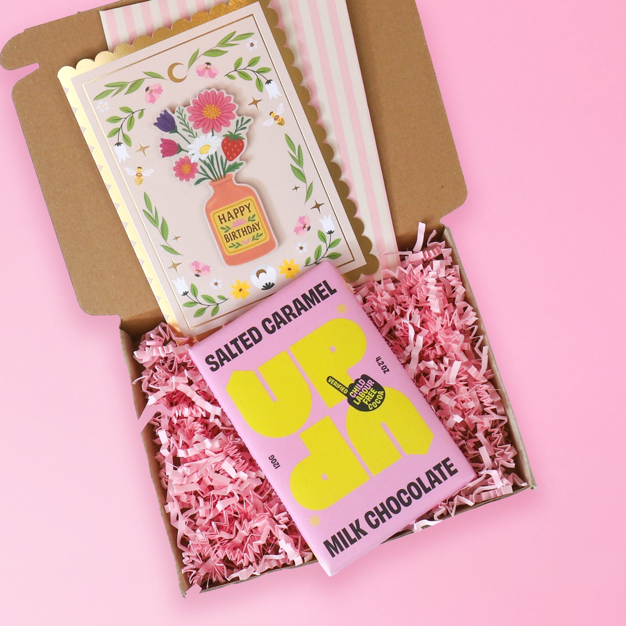 Happy Birthday Floral Mini Gift Box