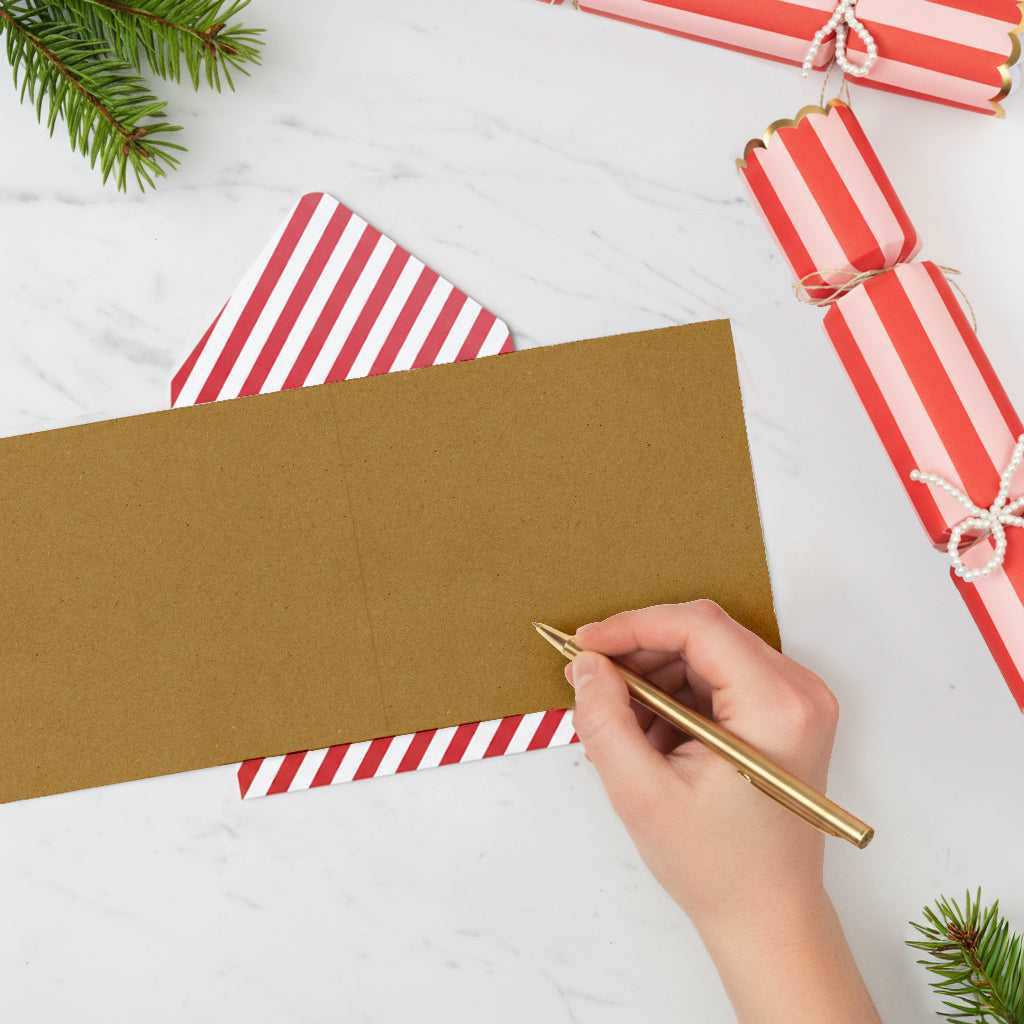 Christmas Car Handmade Greeting Card