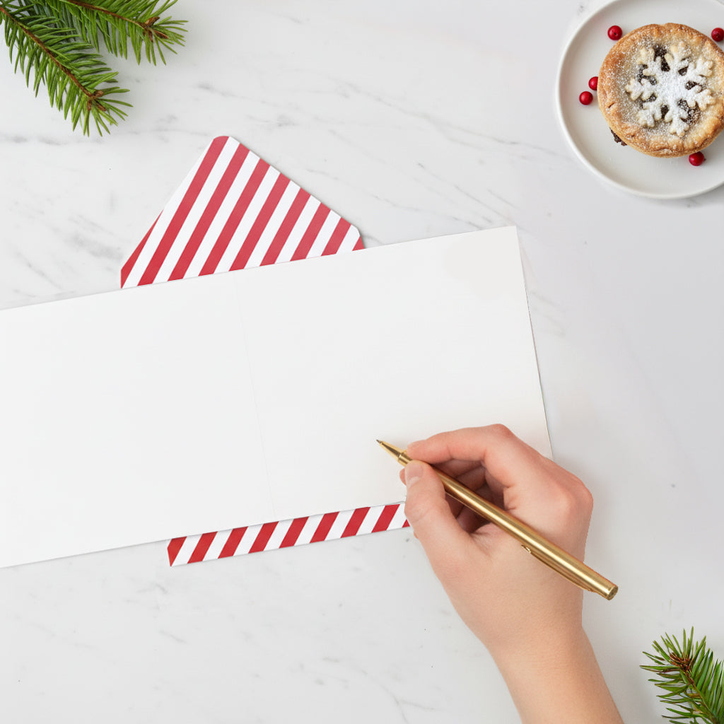 Christmas at Home, Handmade Greeting Card