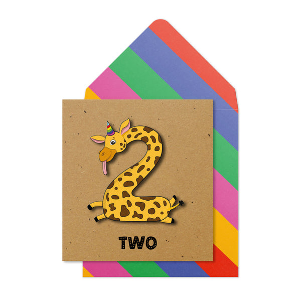 Happy 2nd Birthday Giraffe