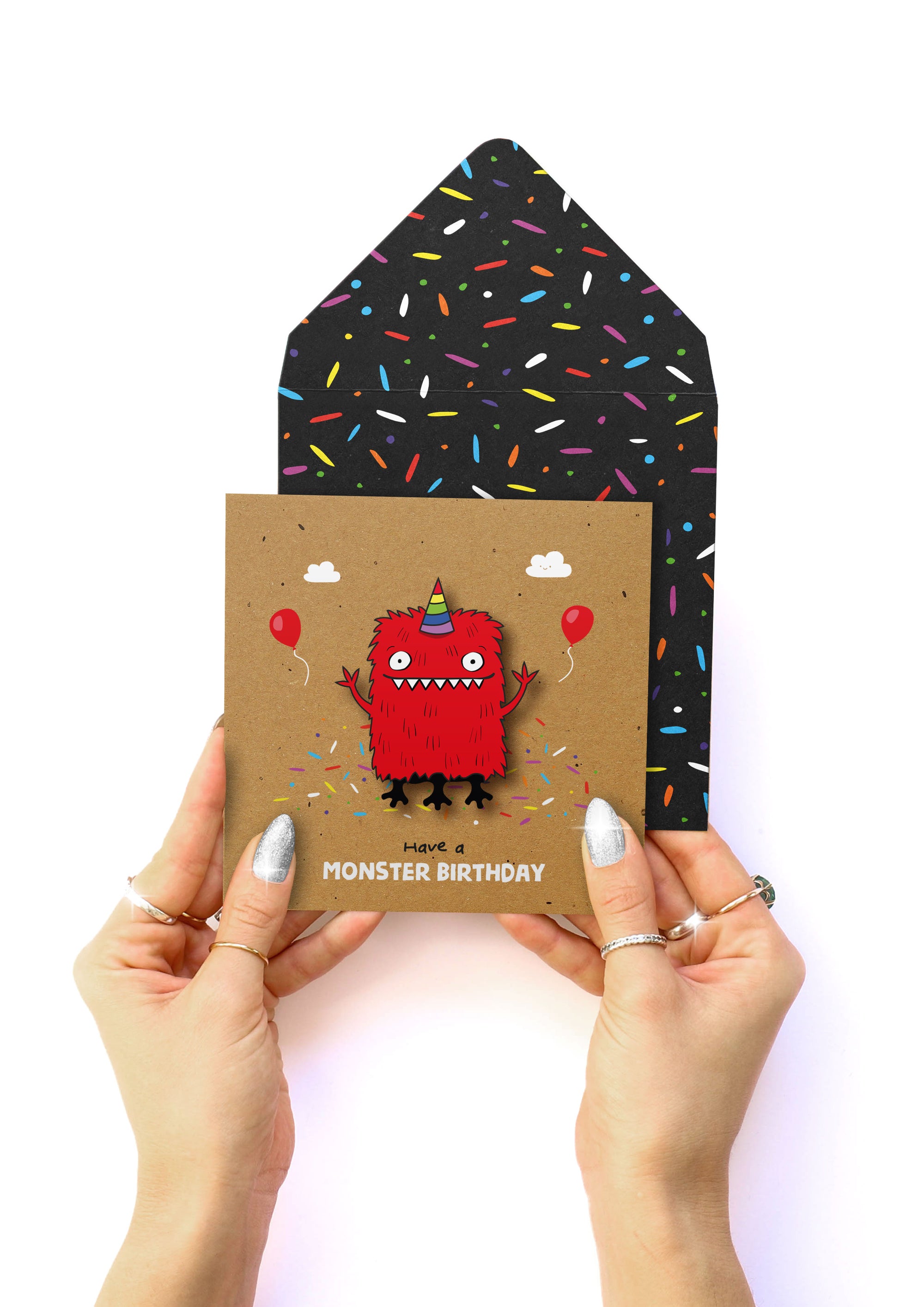Monster Birthday' Red Monster