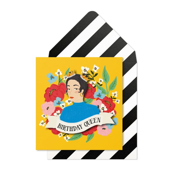 Birthday Queen | Handmade Greeting Card