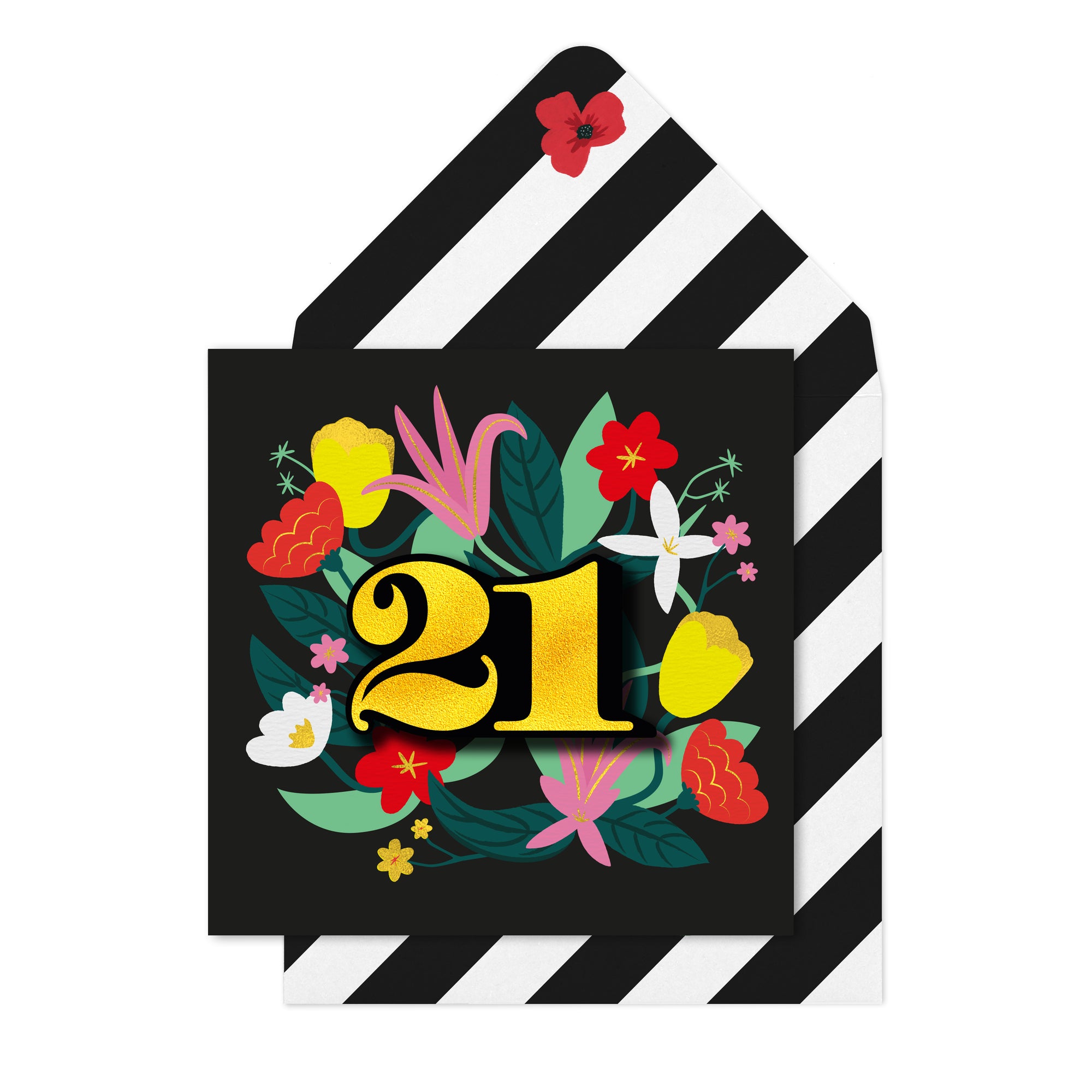 Birthday Floral - 21st Birthday