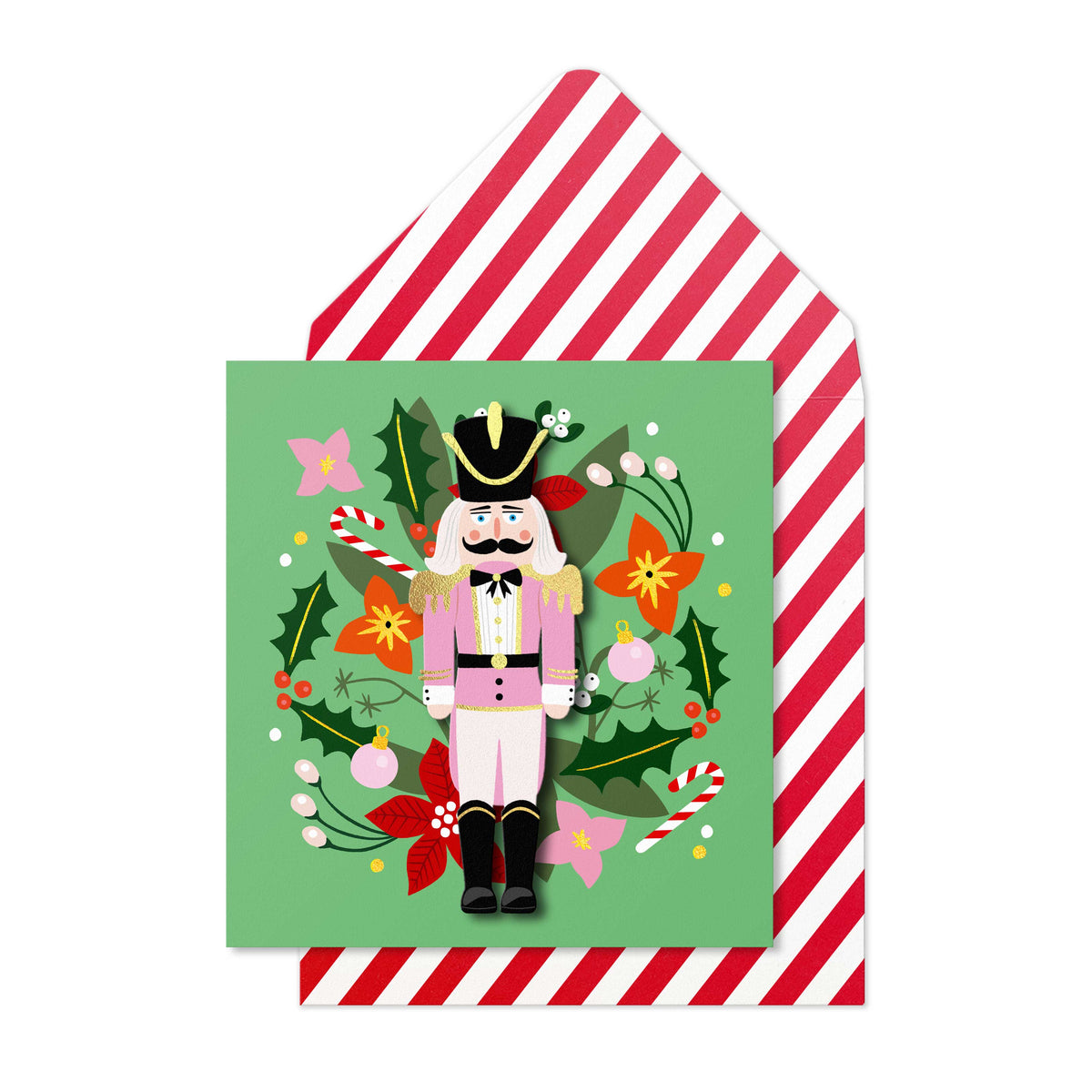 Christmas Nutcracker | Handmade Greeting Card