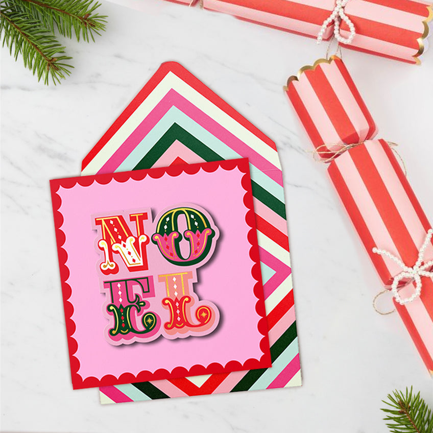 Noel Christmas Greeting Card