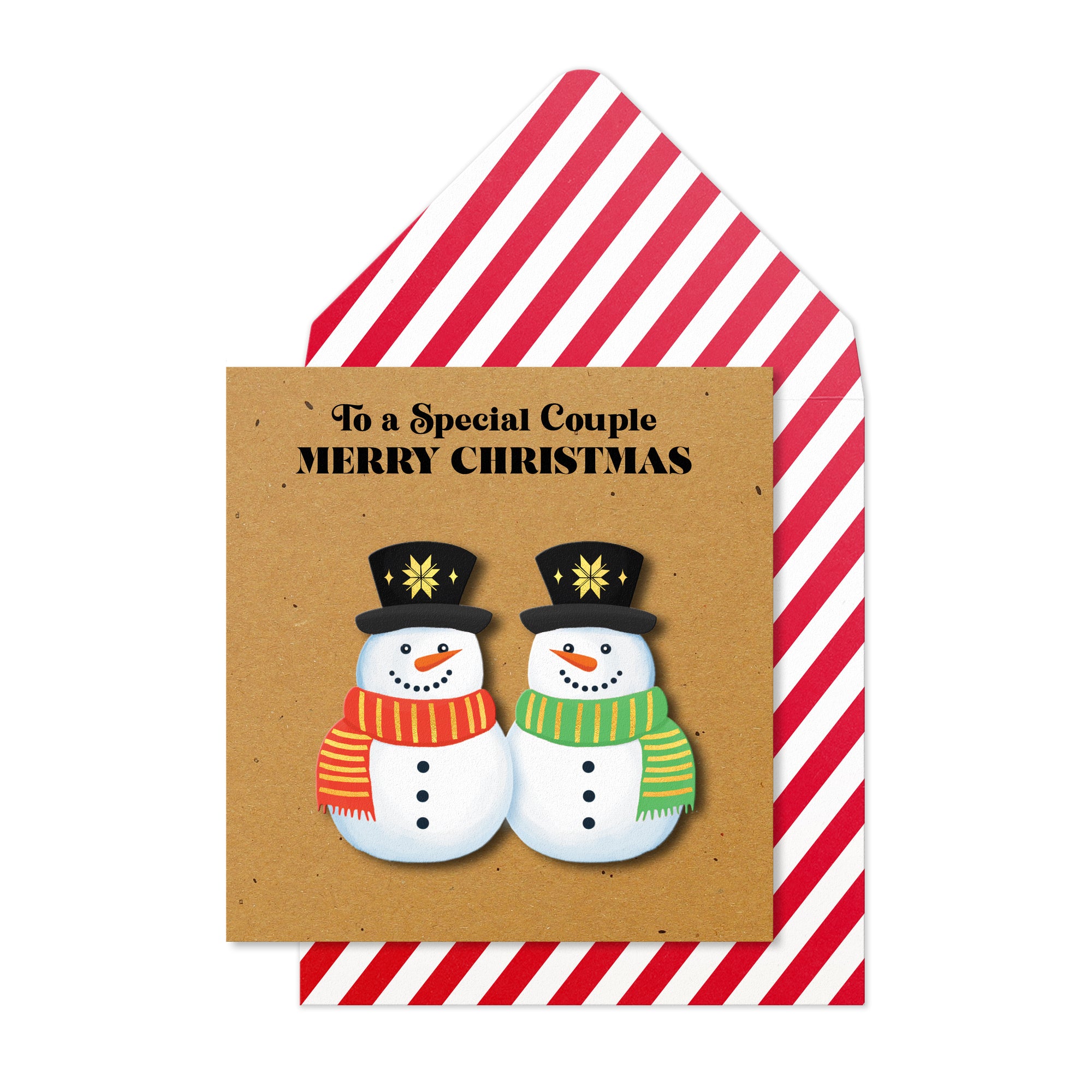 To A Special Couple, Handmade Greeting Card