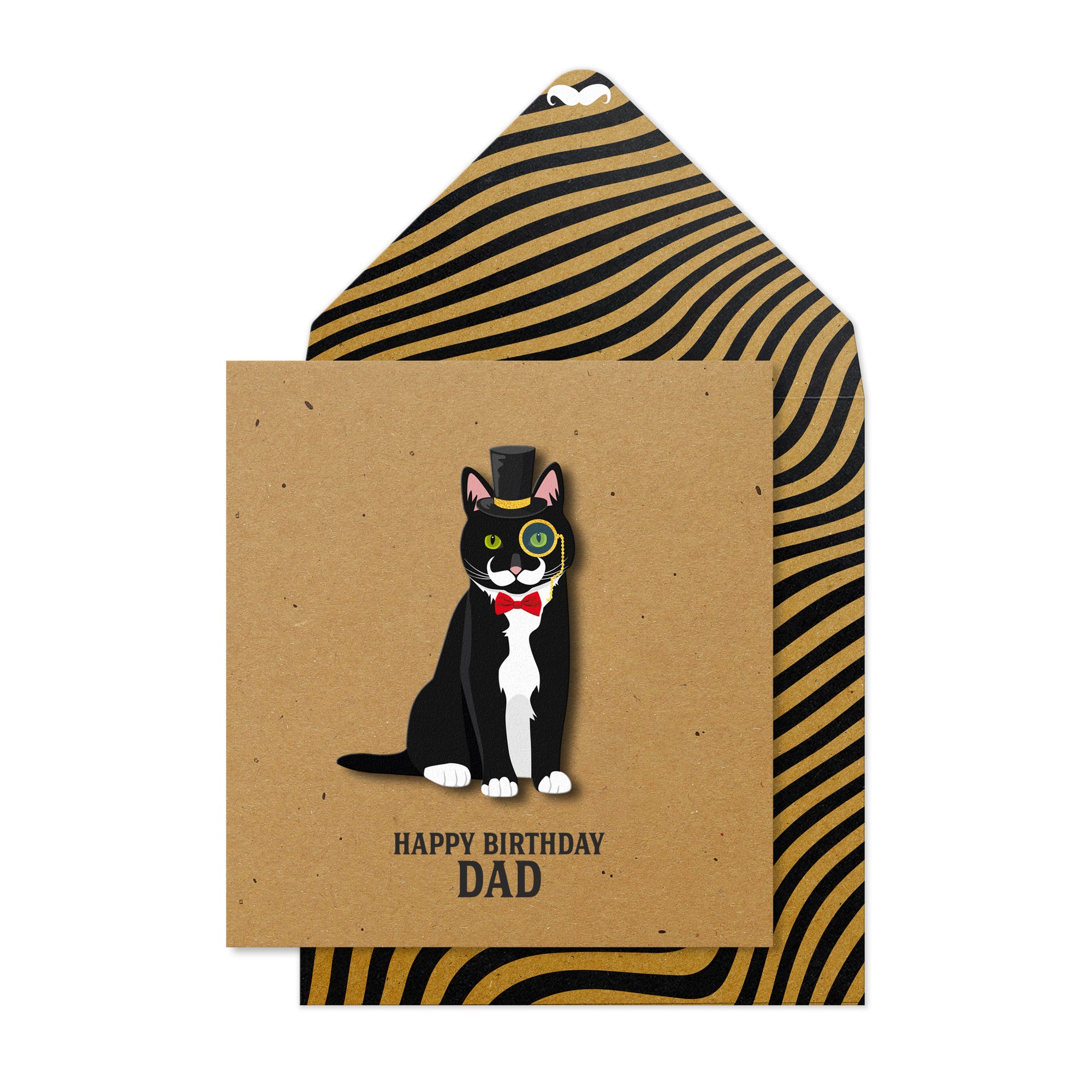 Happy Birthday Dad Fancy Cat
